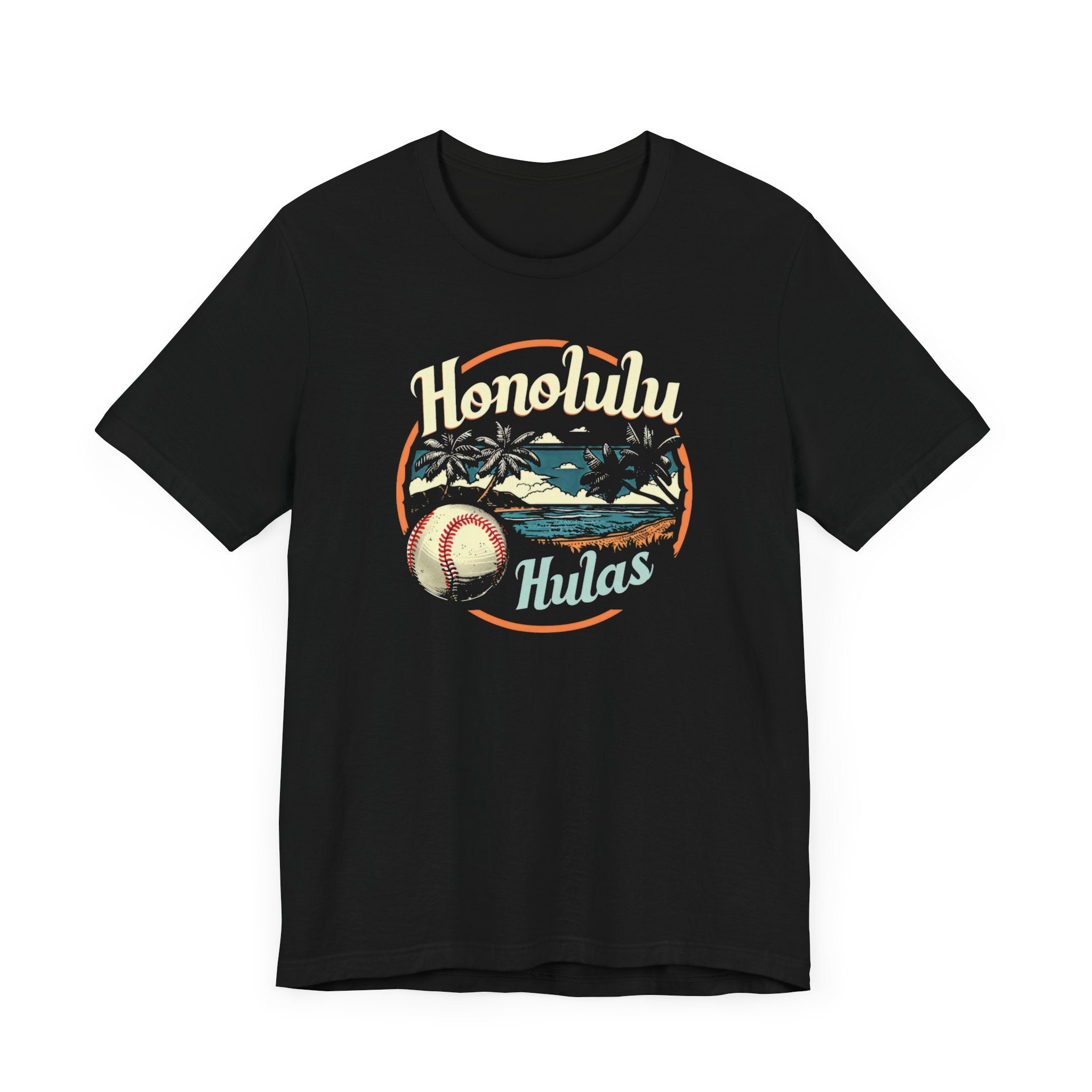 Honolulu Hulas T-Shirt Baseball Team Graphic Tee