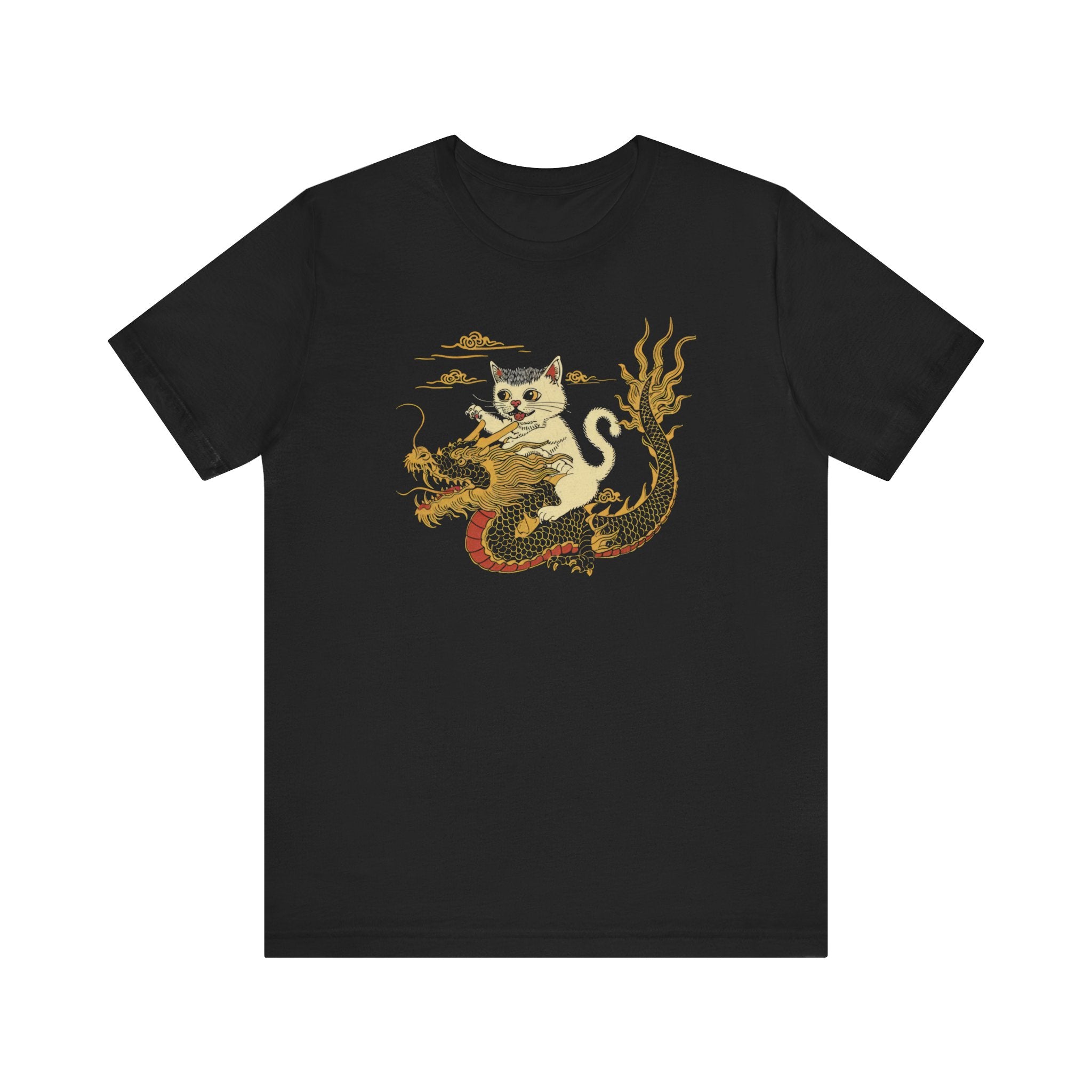Cat Riding Dragon Epic T-Shirt