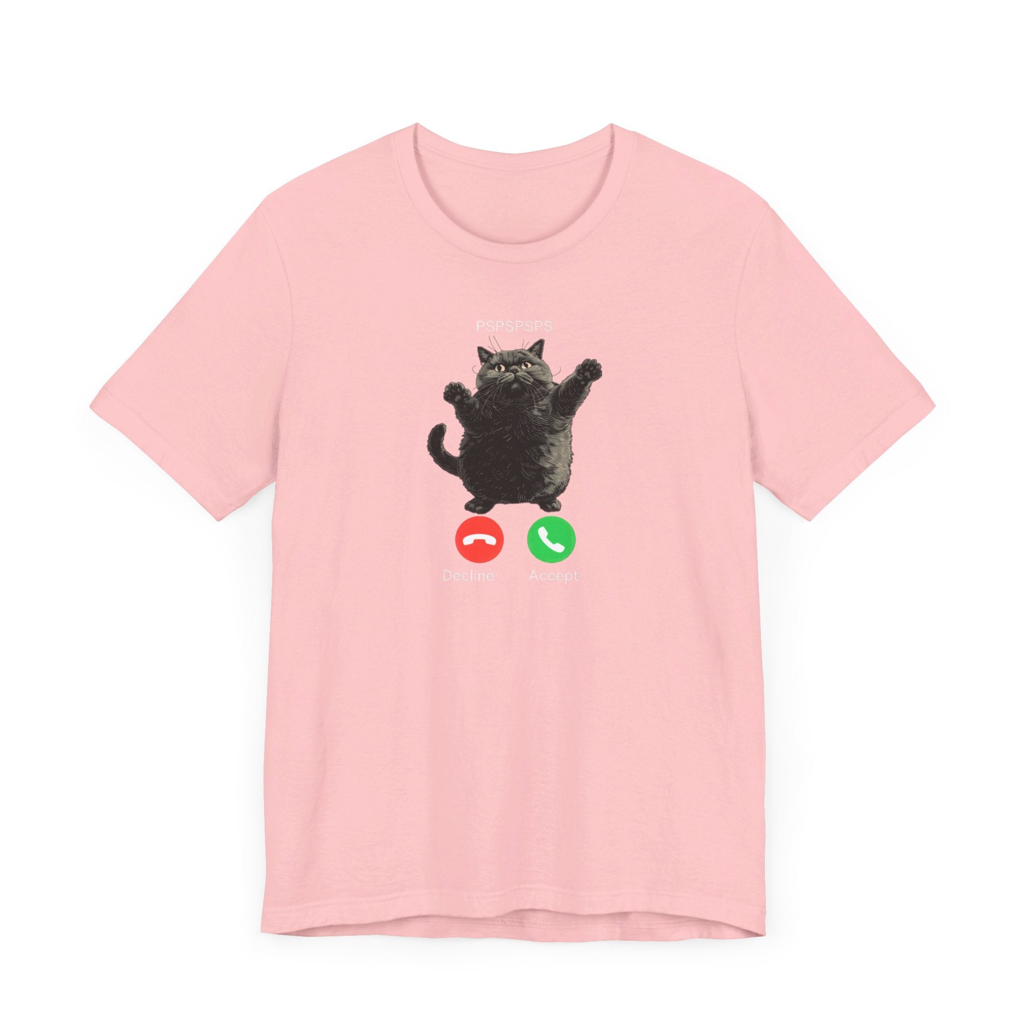 PSPSPSPS Cat Phone Call T-Shirt