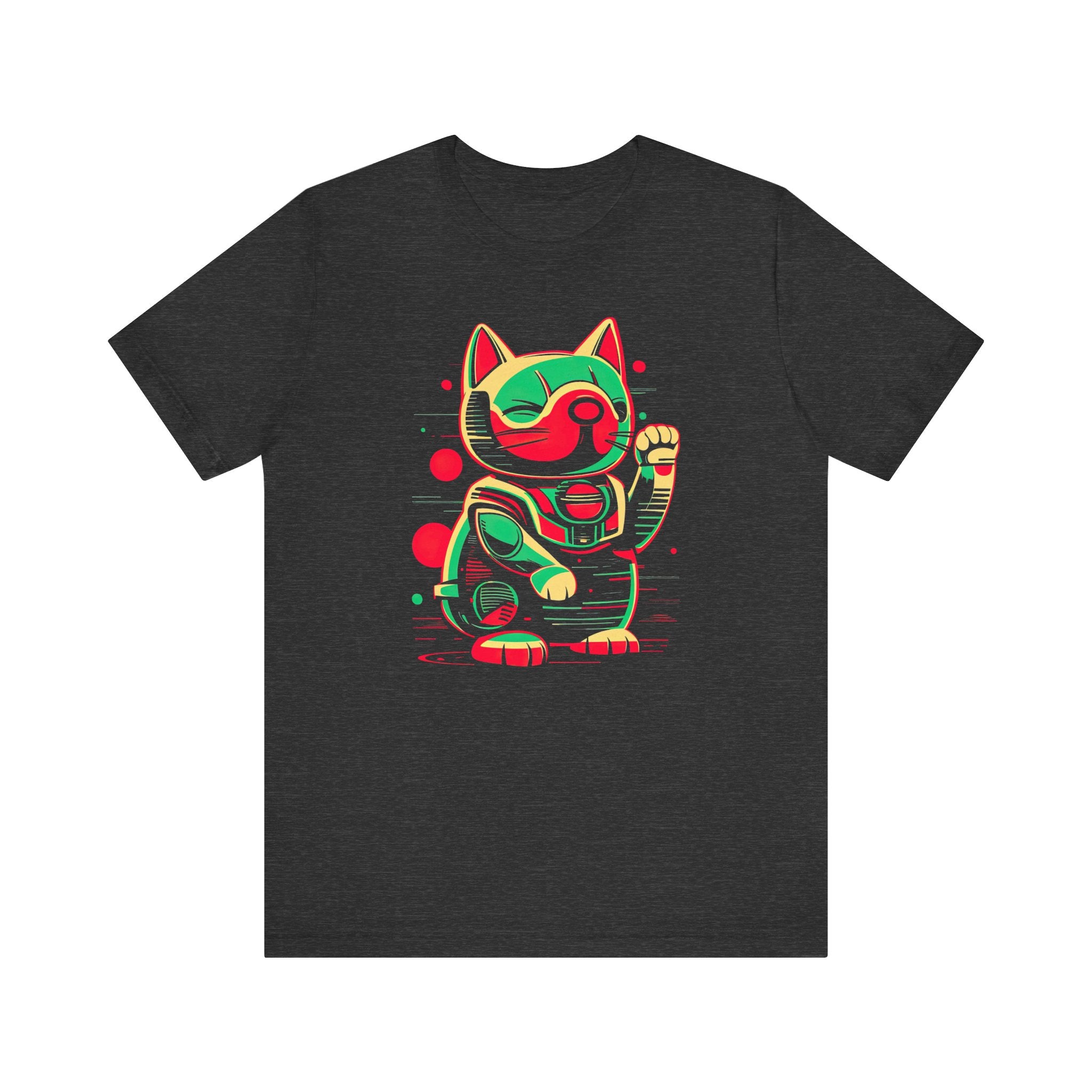 Neon Robo Cat T-Shirt