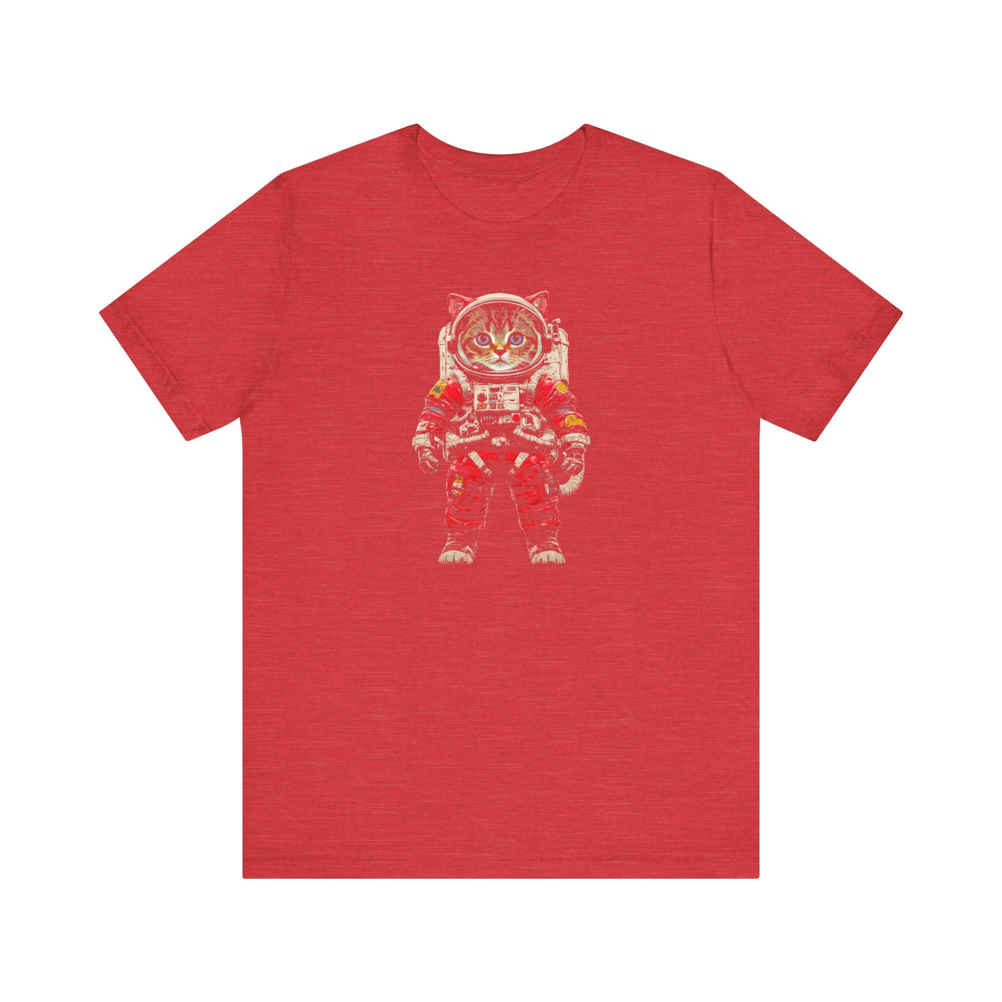 Fearless Cat Astronaut Graphic Tee