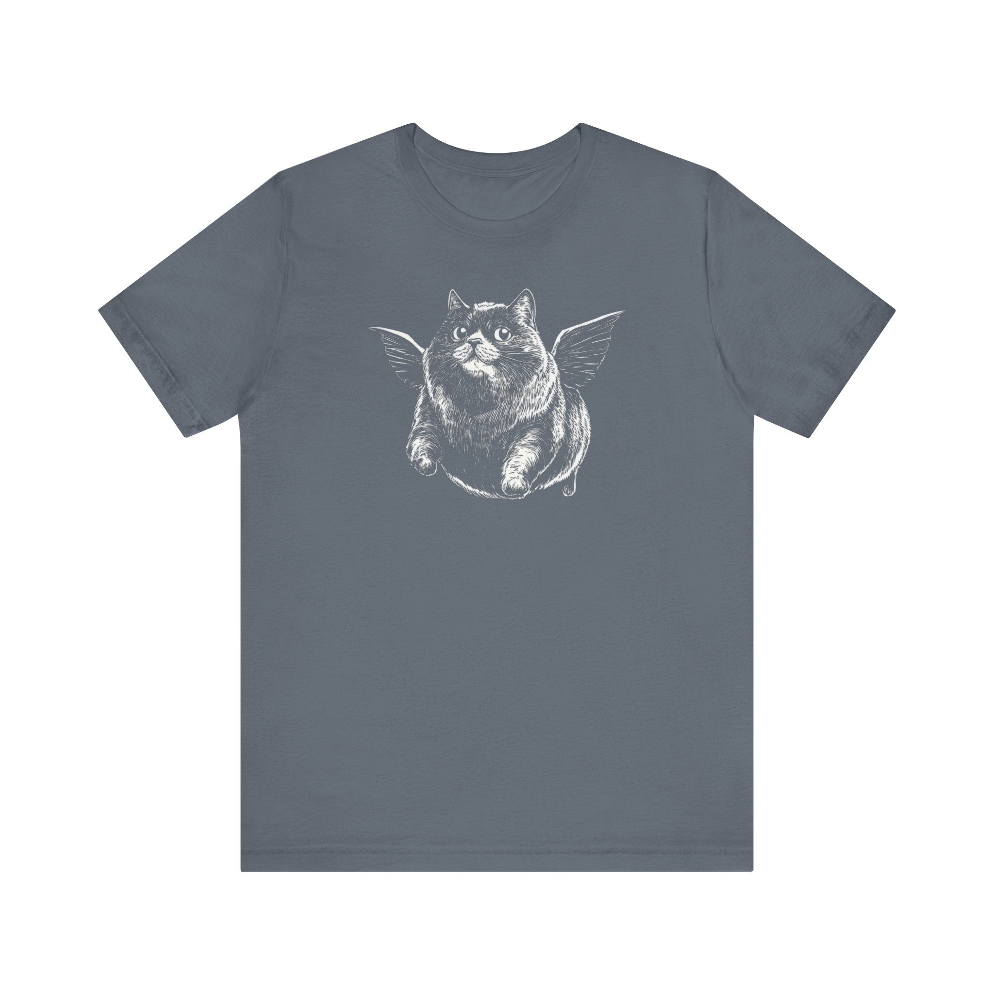 Chubby Angel Cat T-Shirt