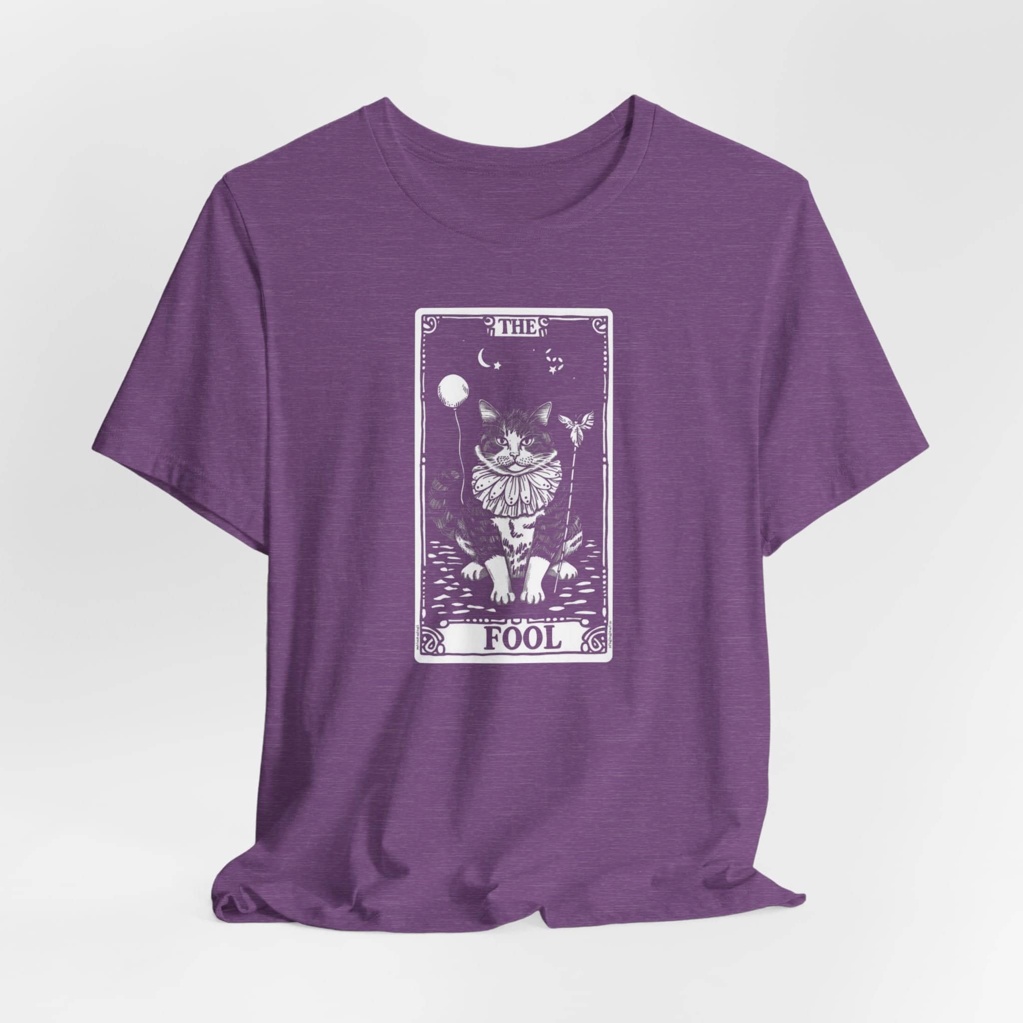 The Fool Tarot Card Cat Graphic Tee