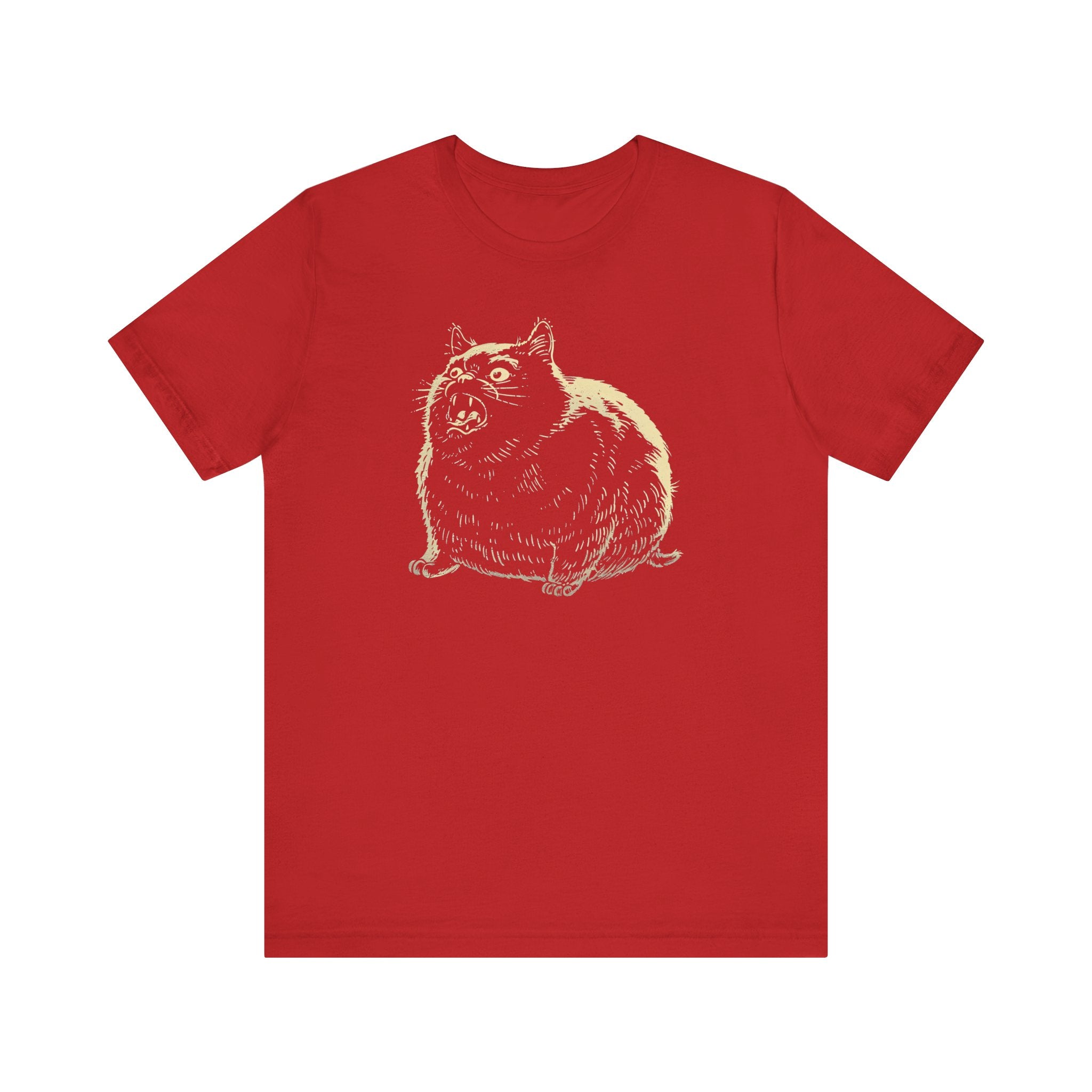 Angry Cat Vintage Style T-Shirt