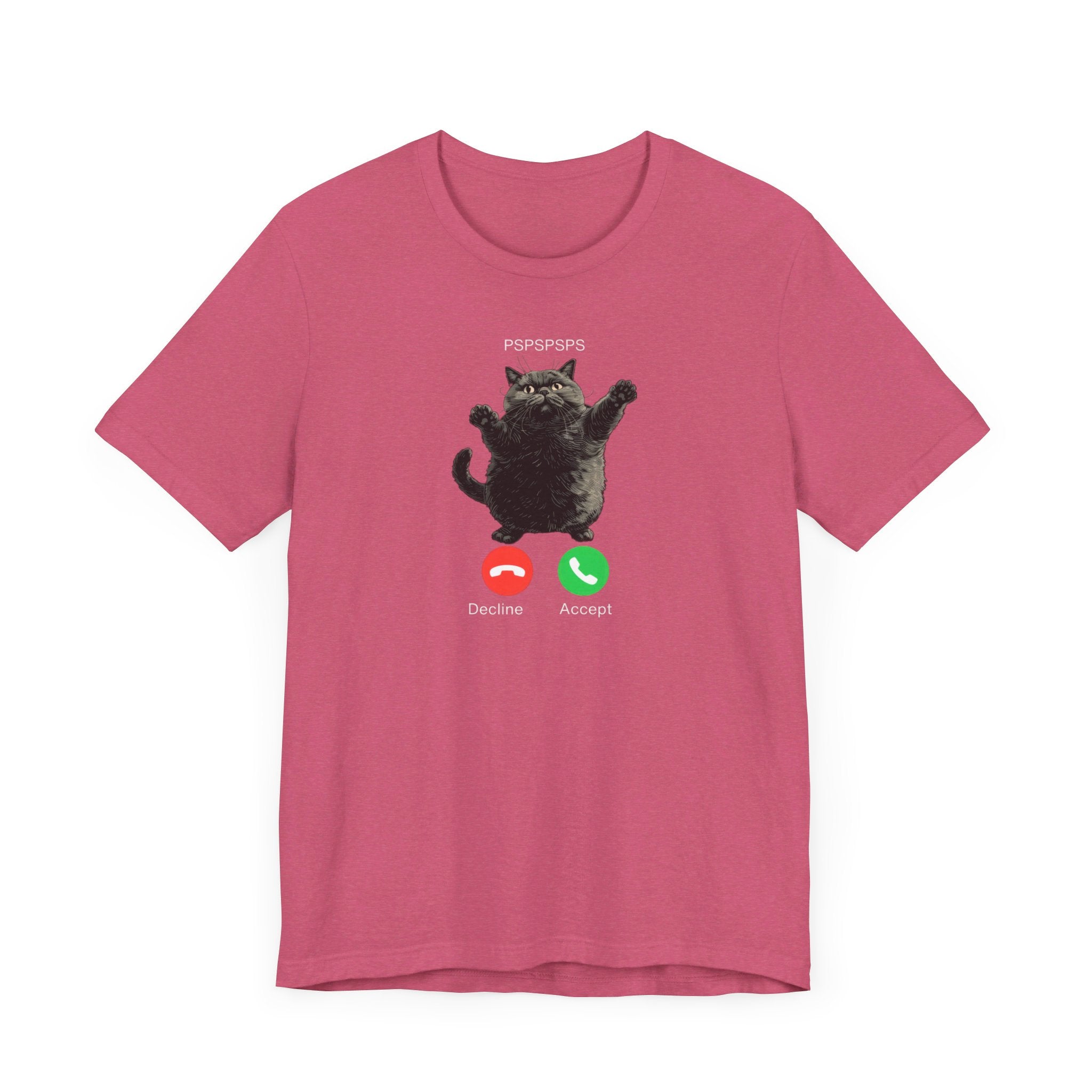 PSPSPSPS Cat Phone Call T-Shirt