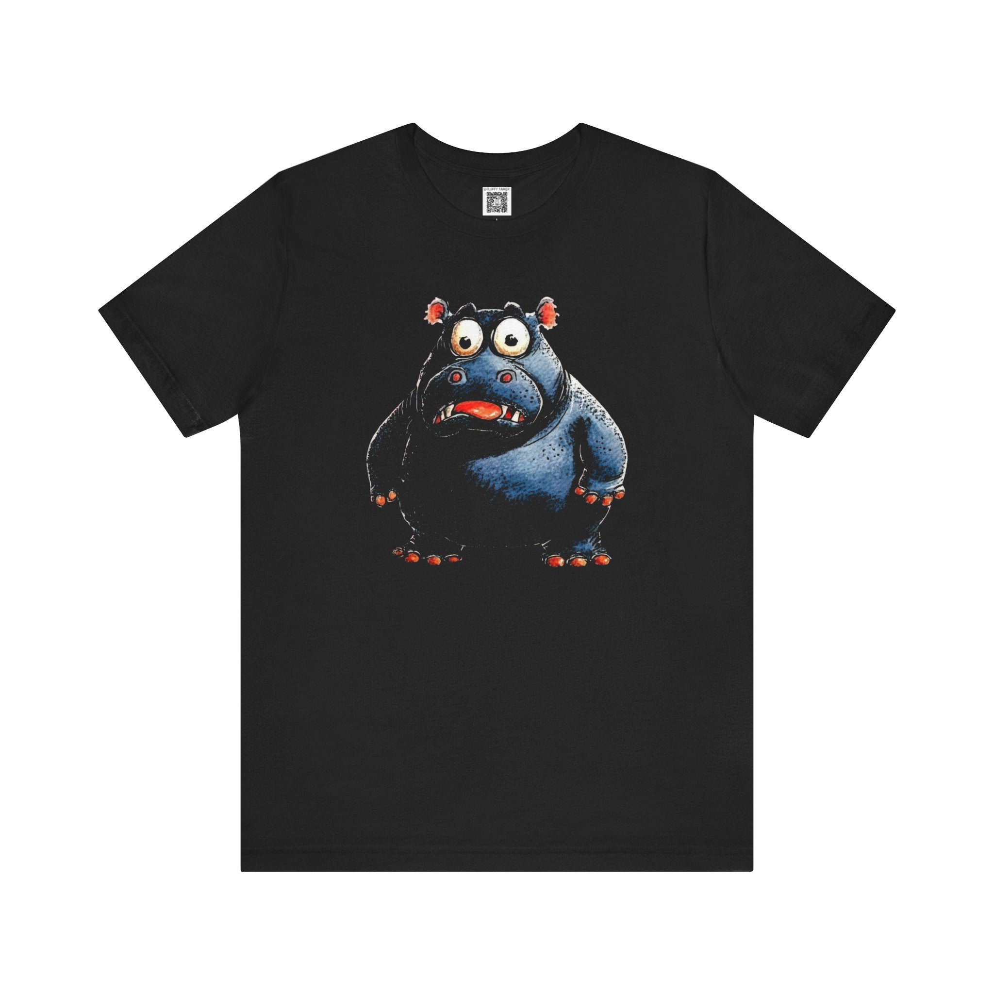 Funny Hippo Graphic T-Shirt