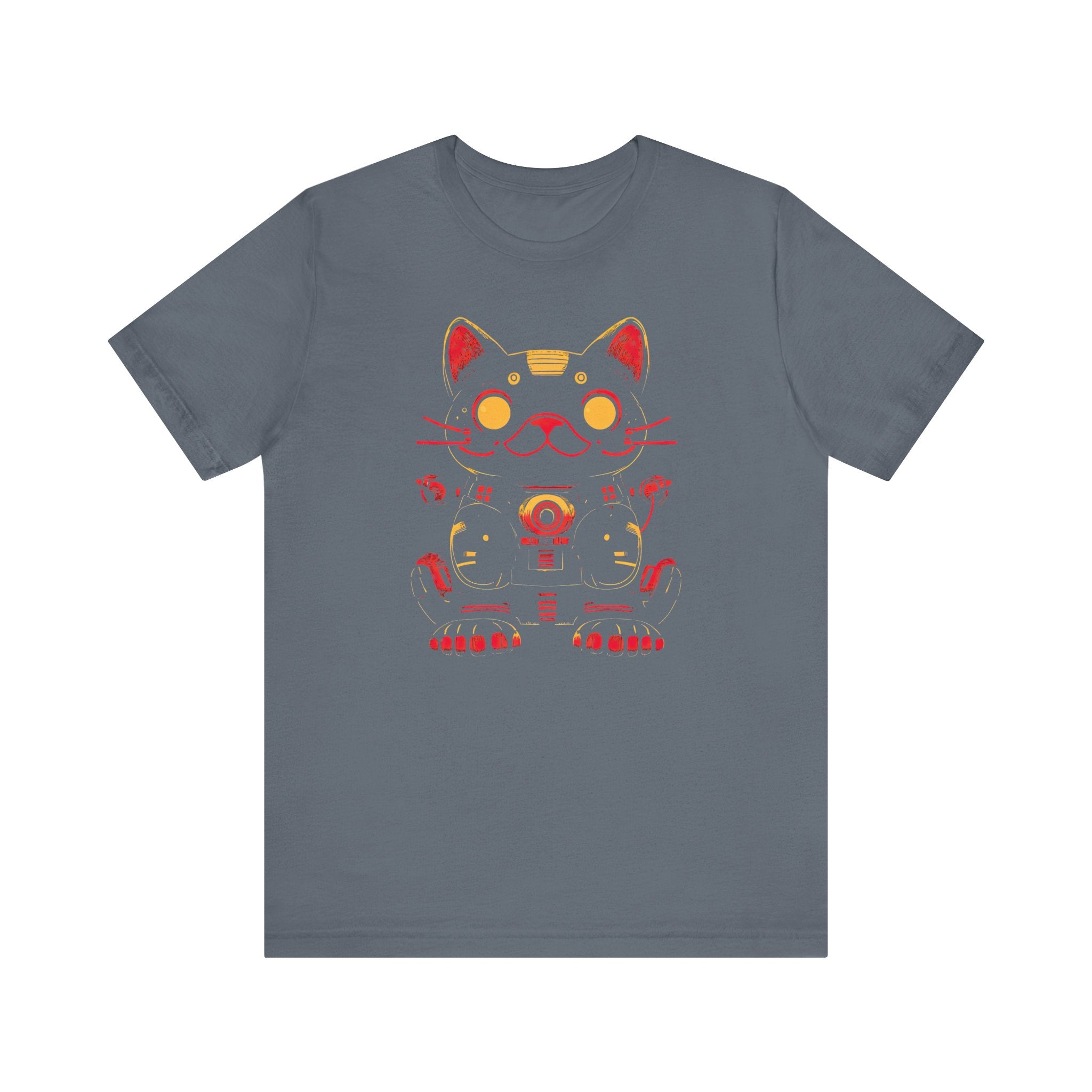 Cyber Samurai Lucky Cat T-Shirt