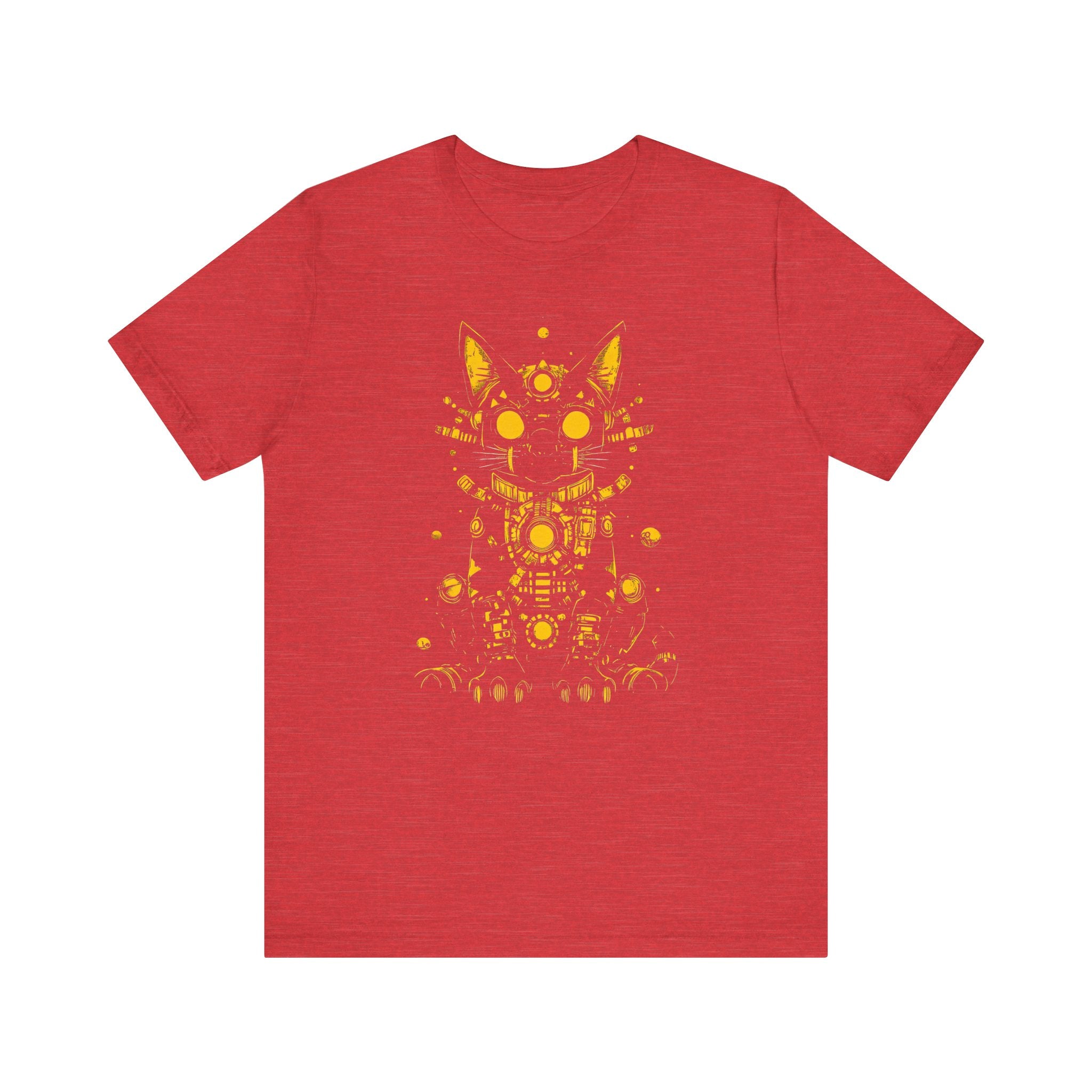 Golden Cyber Cat T-Shirt