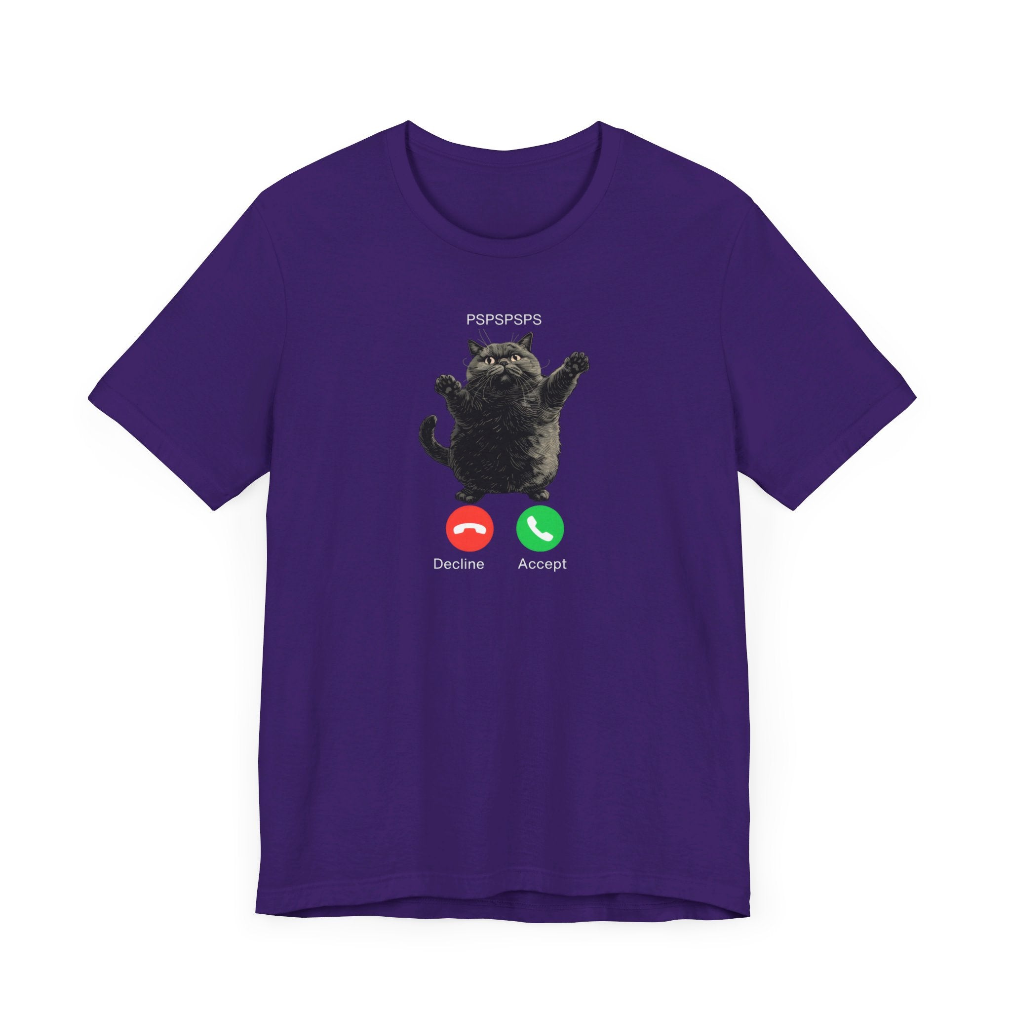 PSPSPSPS Cat Phone Call T-Shirt