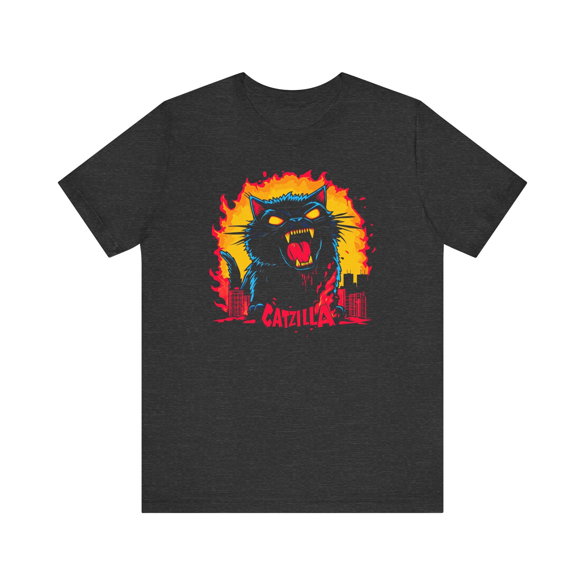 Catzilla Fury T-Shirt Fierce Cat Attack Design