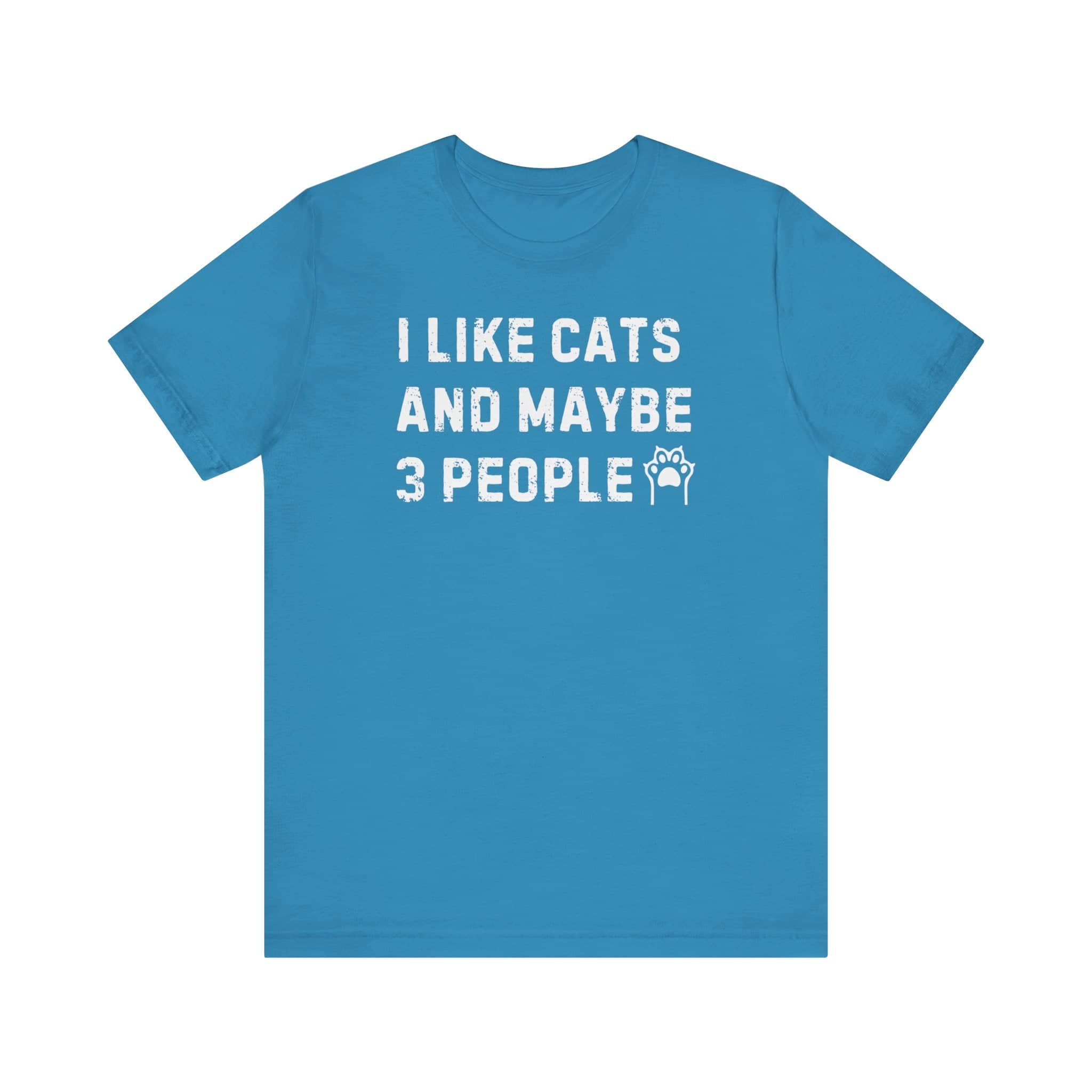 I Like Cats and Maybe 3 People T-Shirt