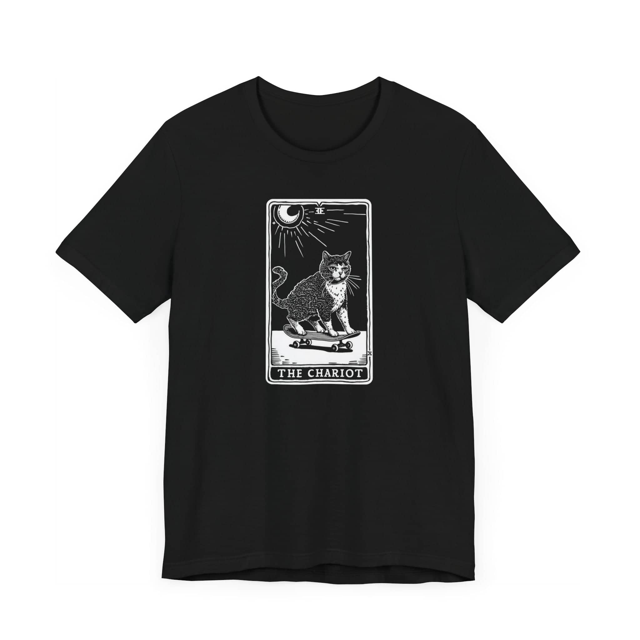 The Chariot Tarot Cat T-Shirt