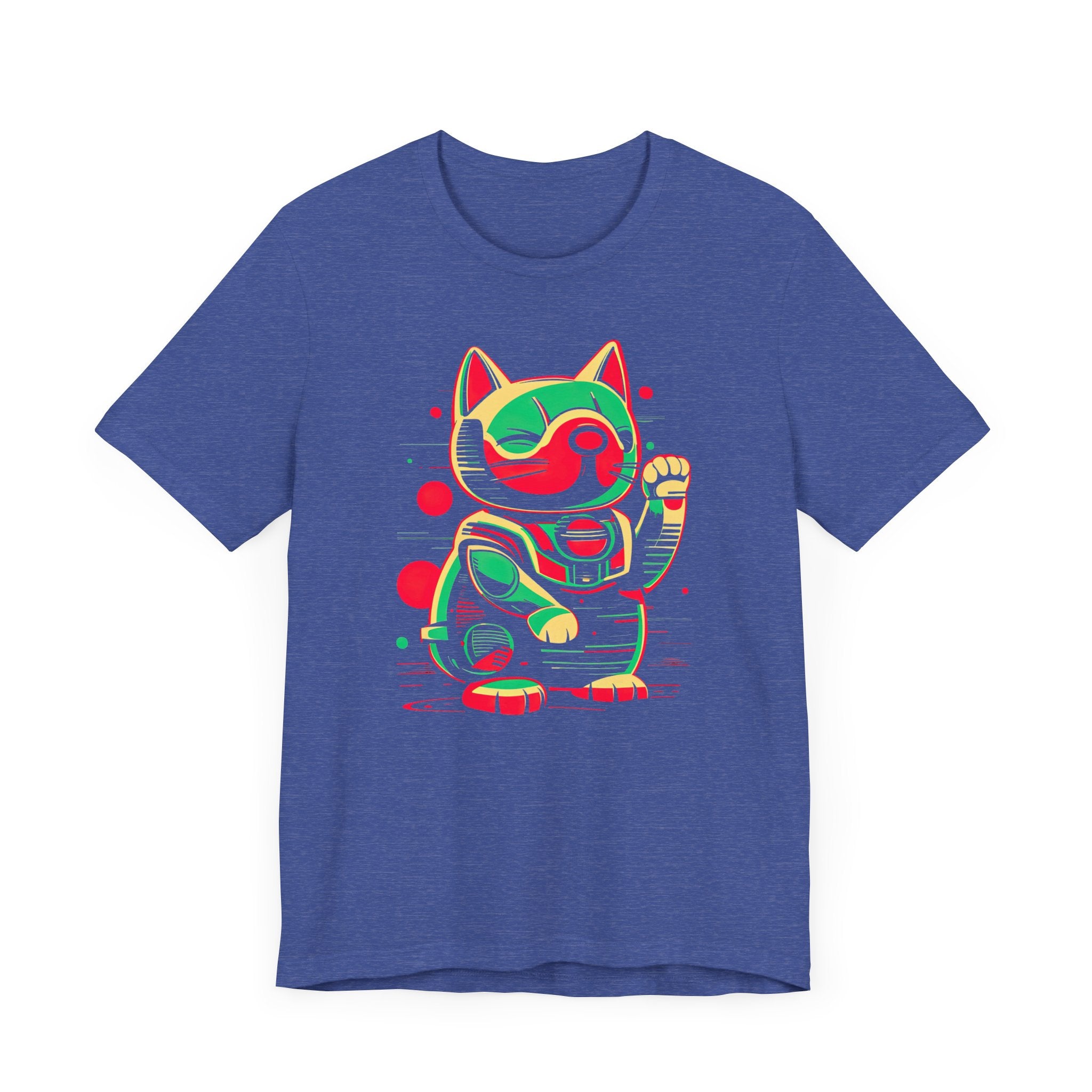 Neon Robo Cat T-Shirt