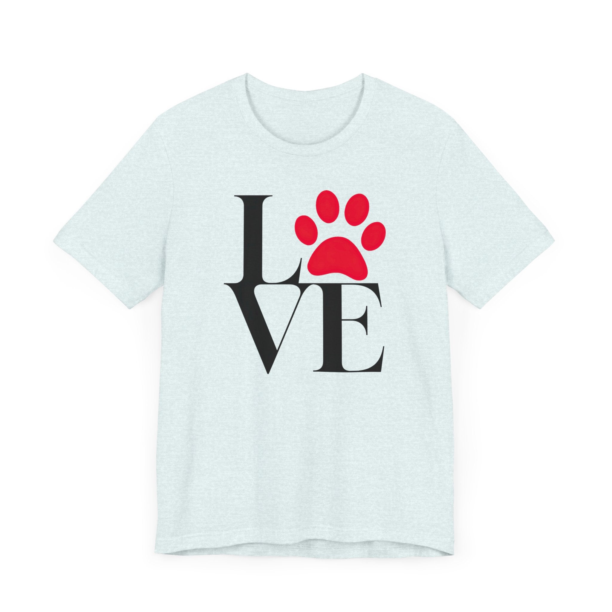 Love Paw Print Animal Lover T-Shirt