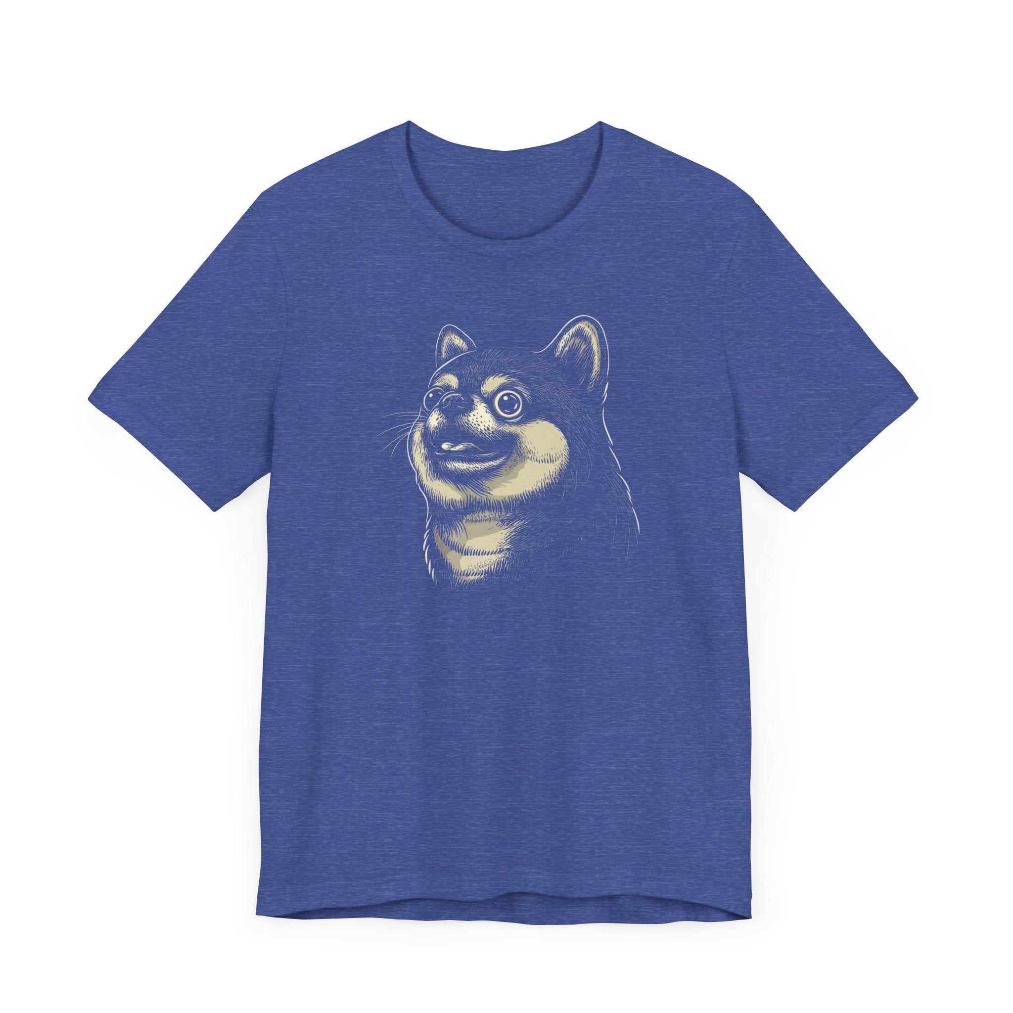 Quirky Shiba Inu Face T-Shirt