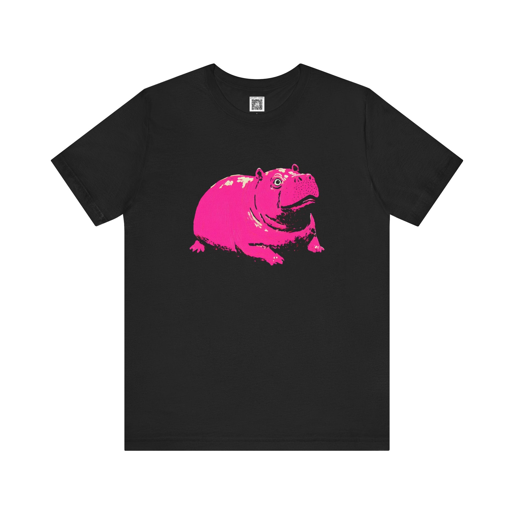 Pink Hippo Graphic Tee