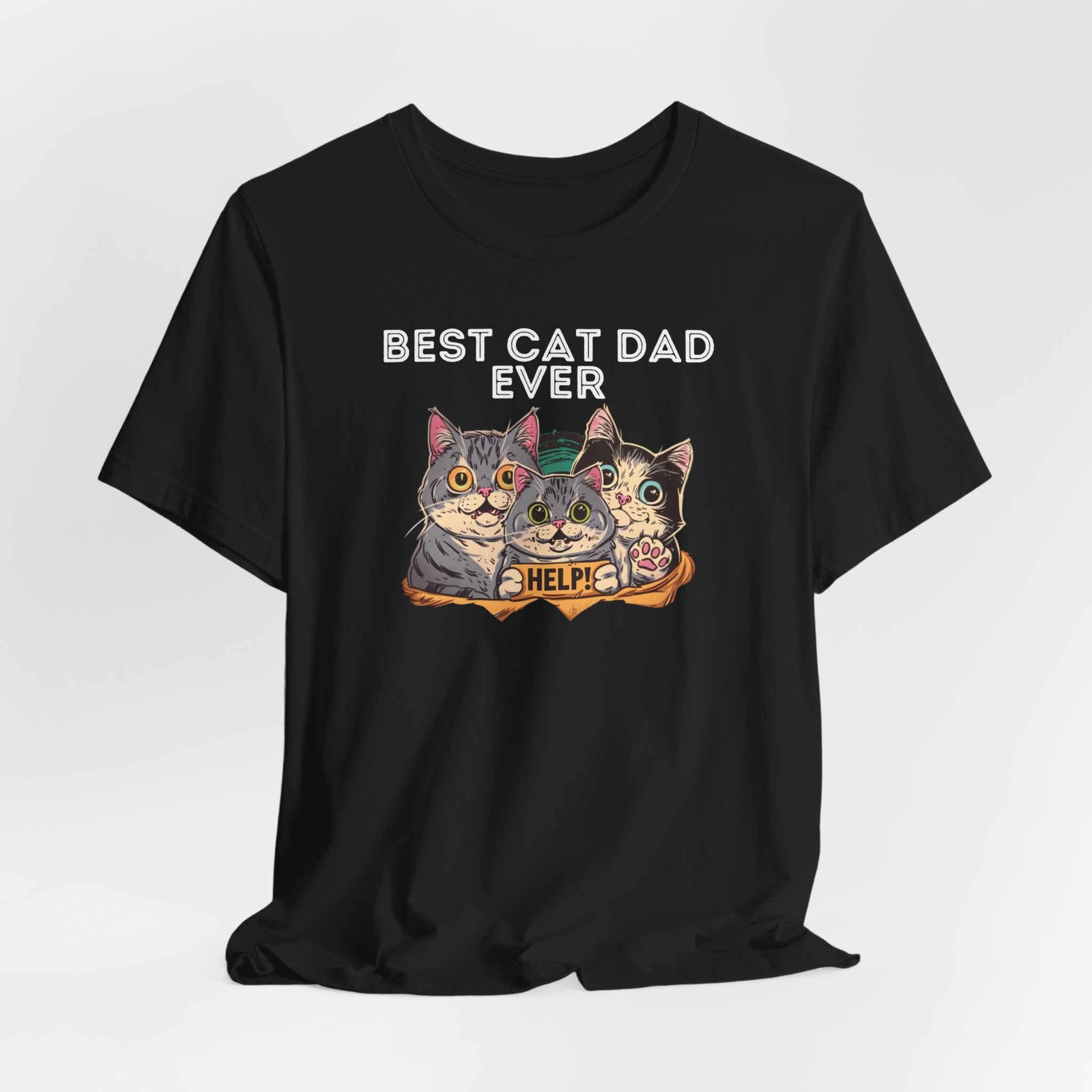 Best Cat Dad Ever Funny Cat Lover Shirt