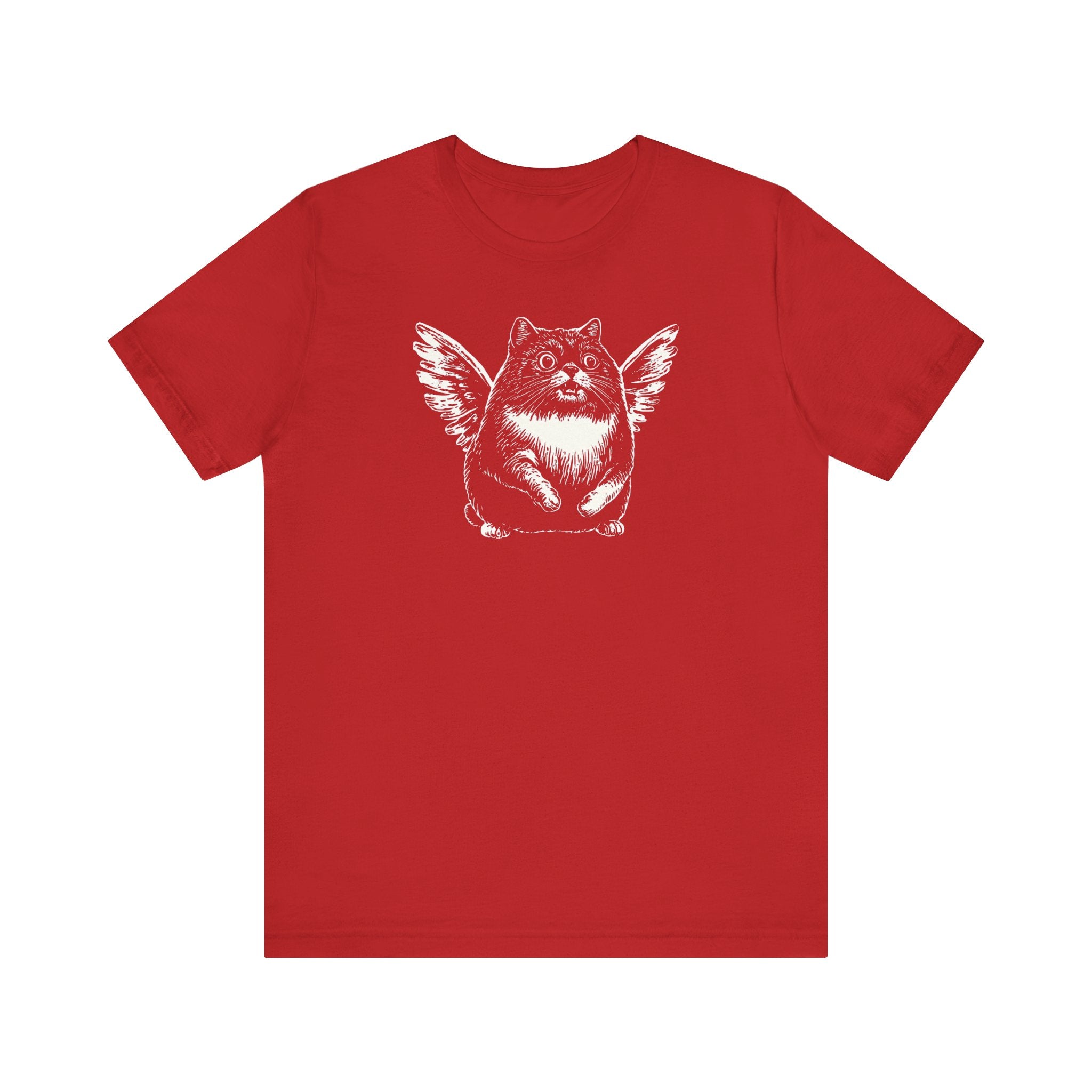 Whimsical Winged Cat T-Shirt