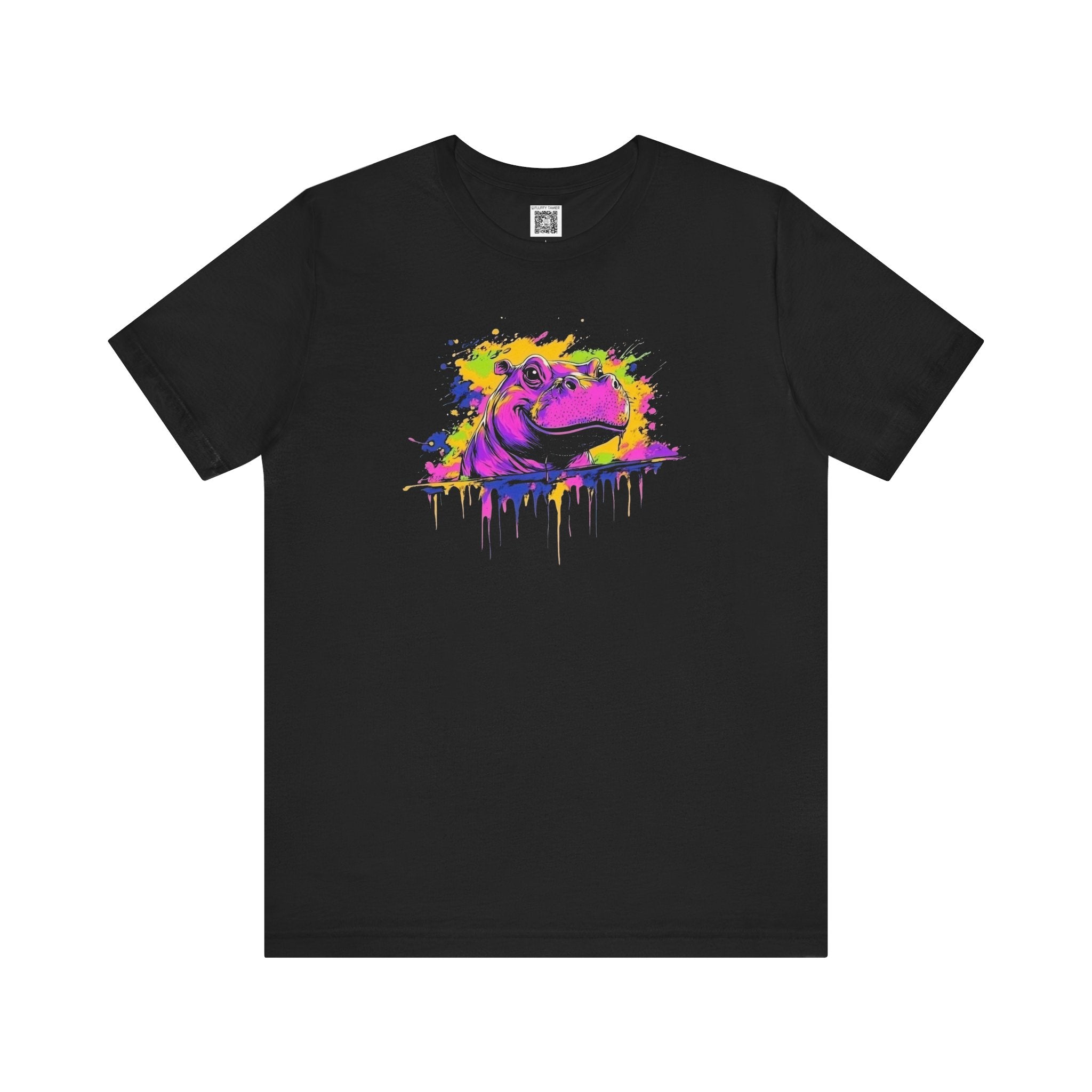 Colorful Hippo Graphic Tee