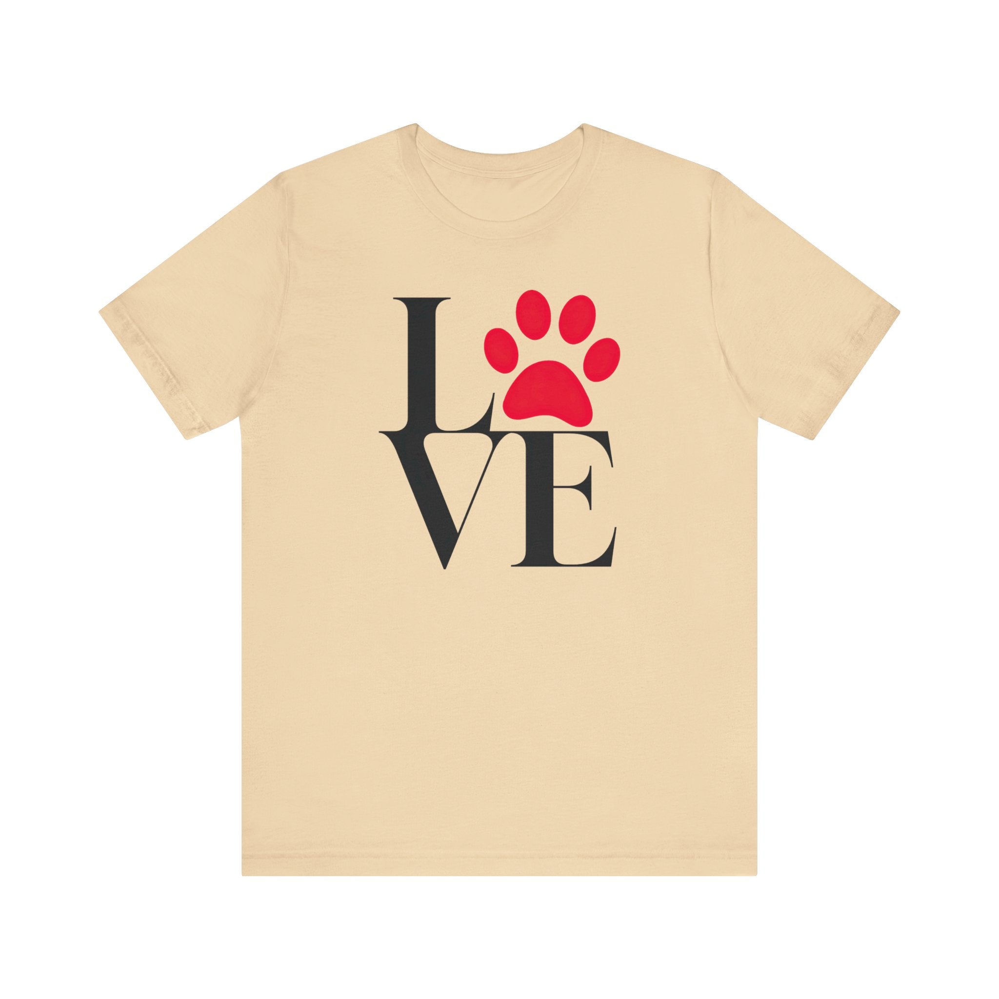 Love Paw Print Animal Lover T-Shirt