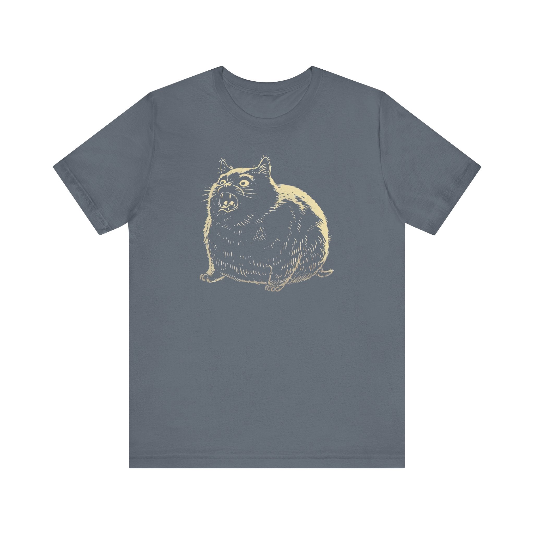 Angry Cat Vintage Style T-Shirt