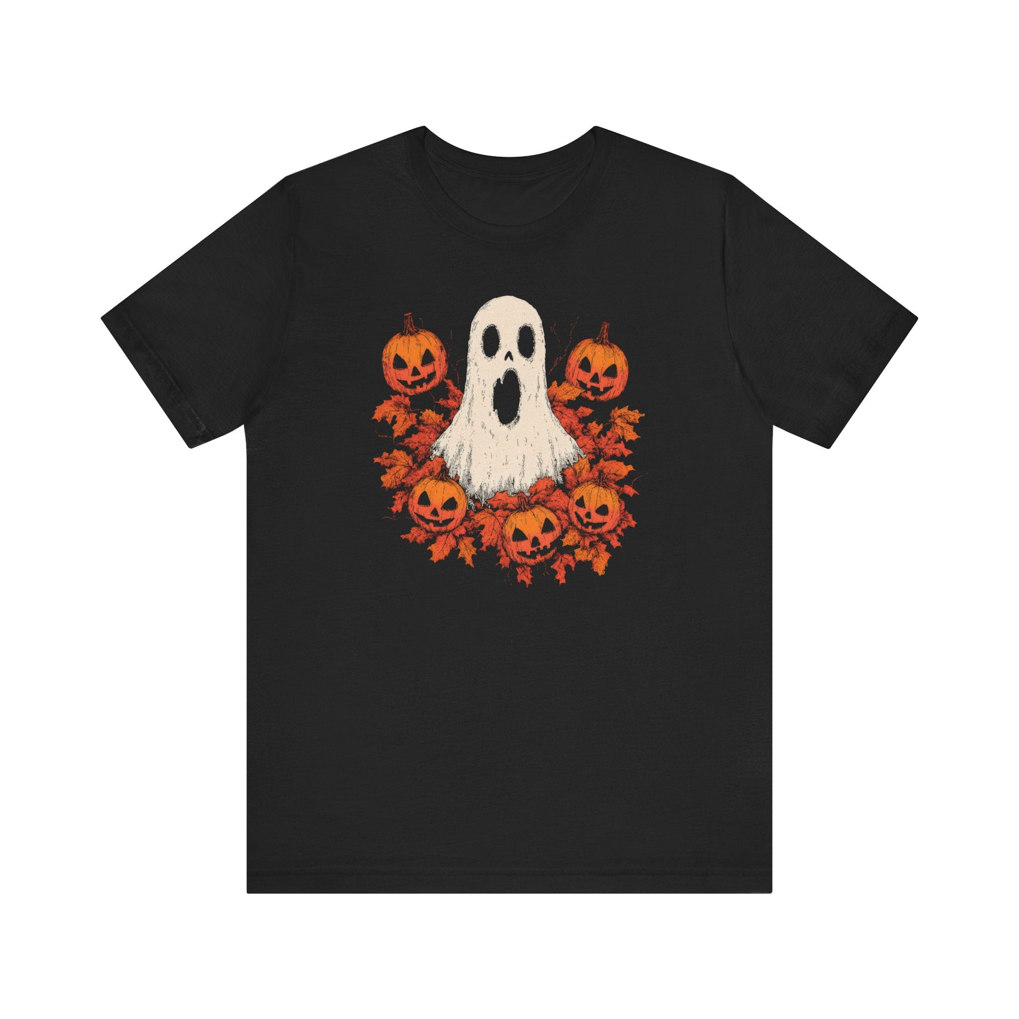 Halloween Ghost and Pumpkin T-Shirt