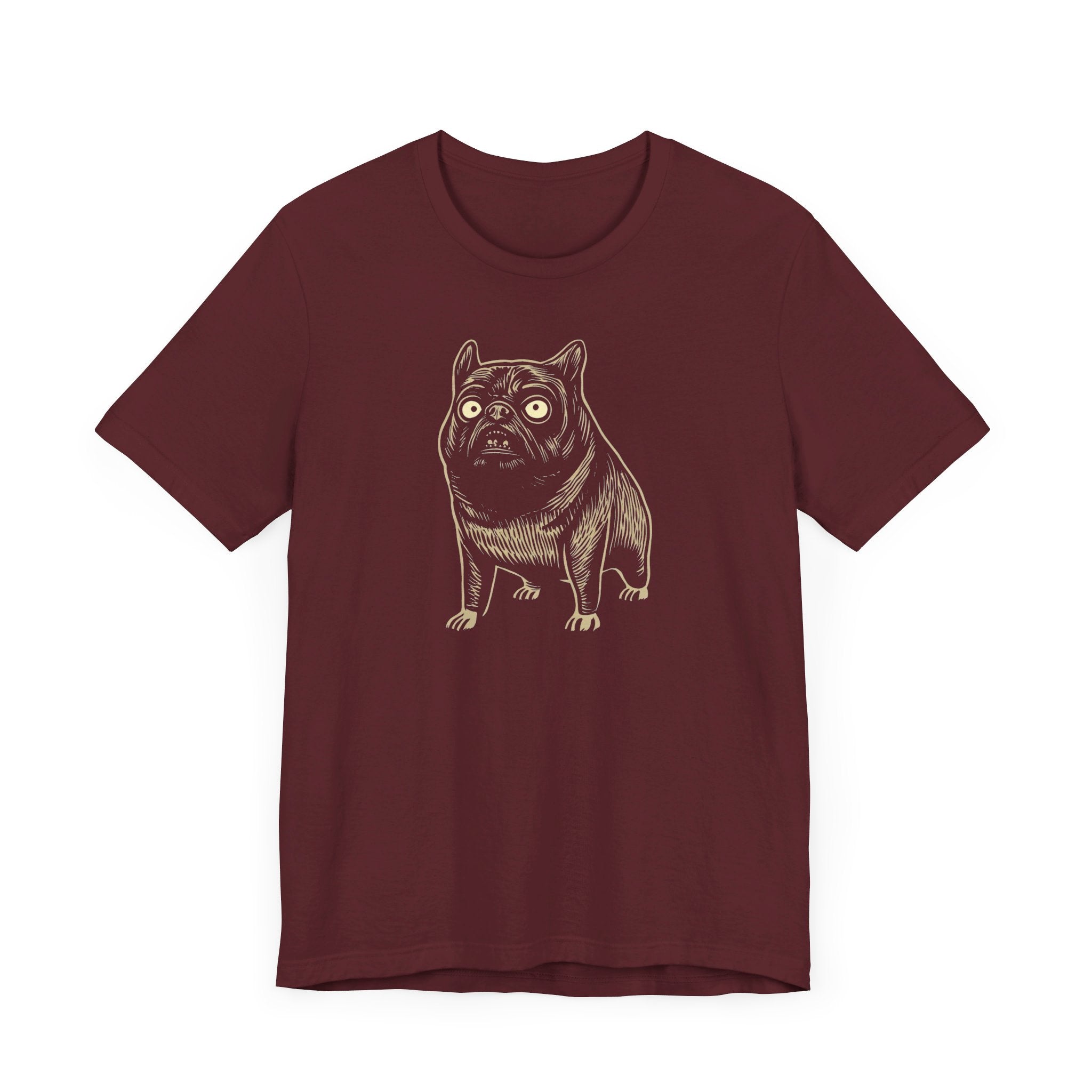 Wide-Eyed French Bulldog T-Shirt