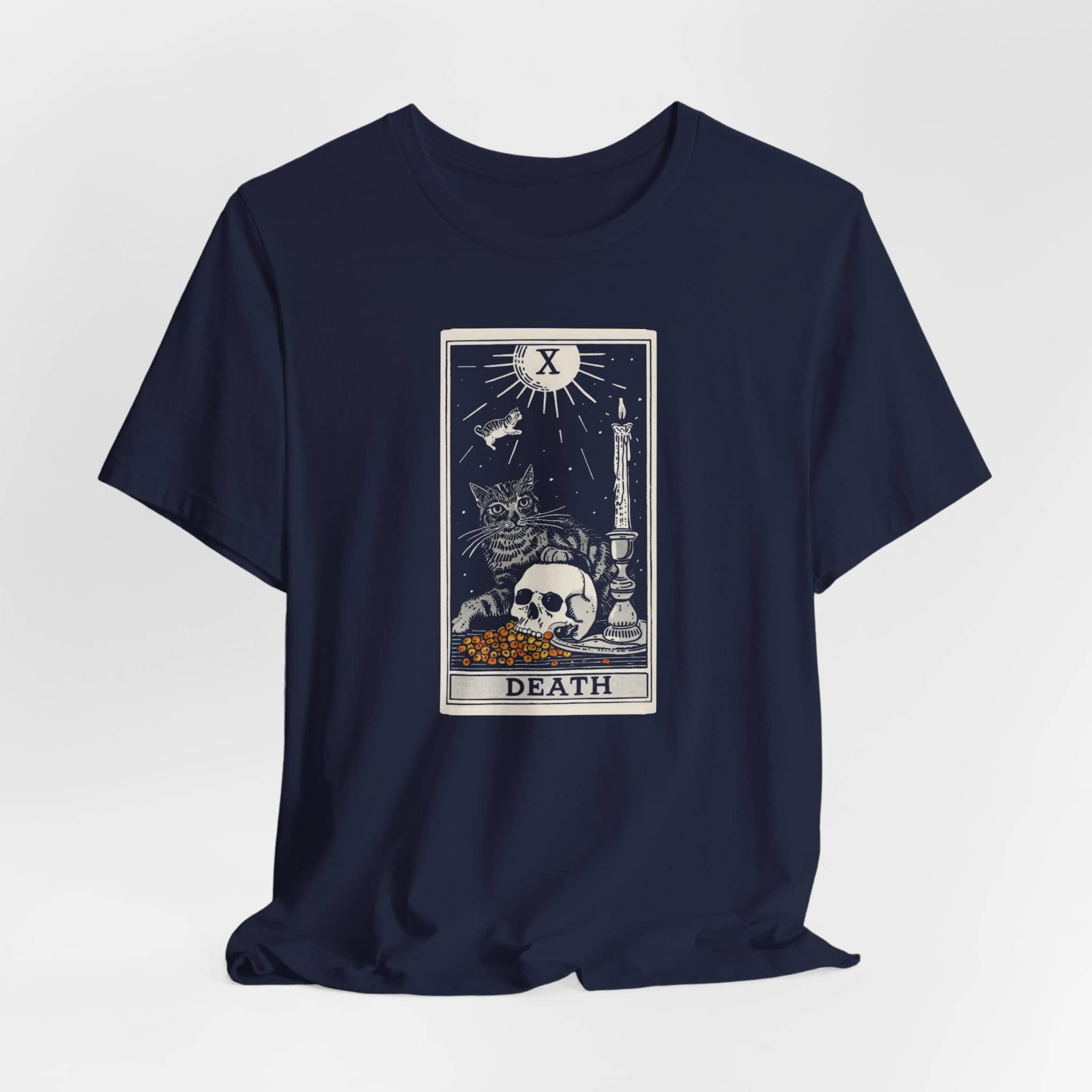 The Death Tarot Cat T-Shirt