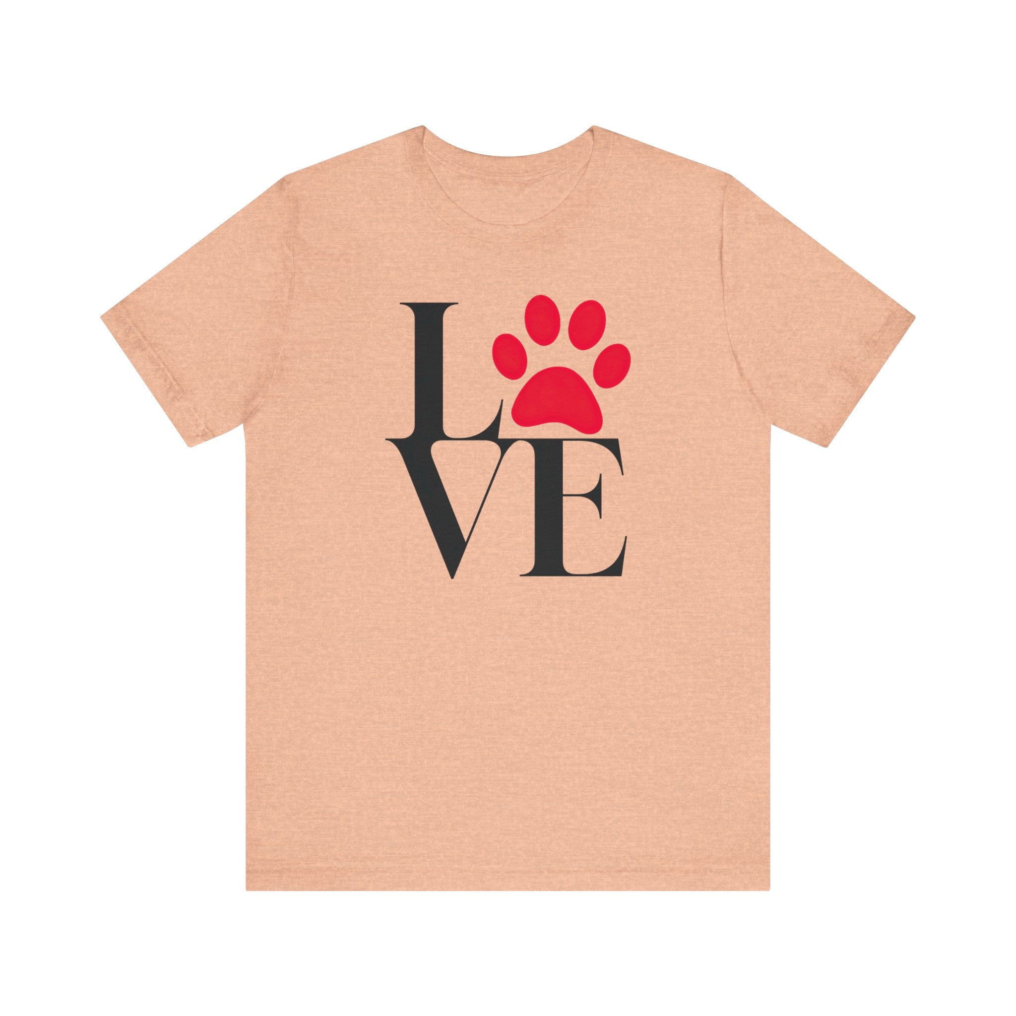 Love Paw Print Animal Lover T-Shirt