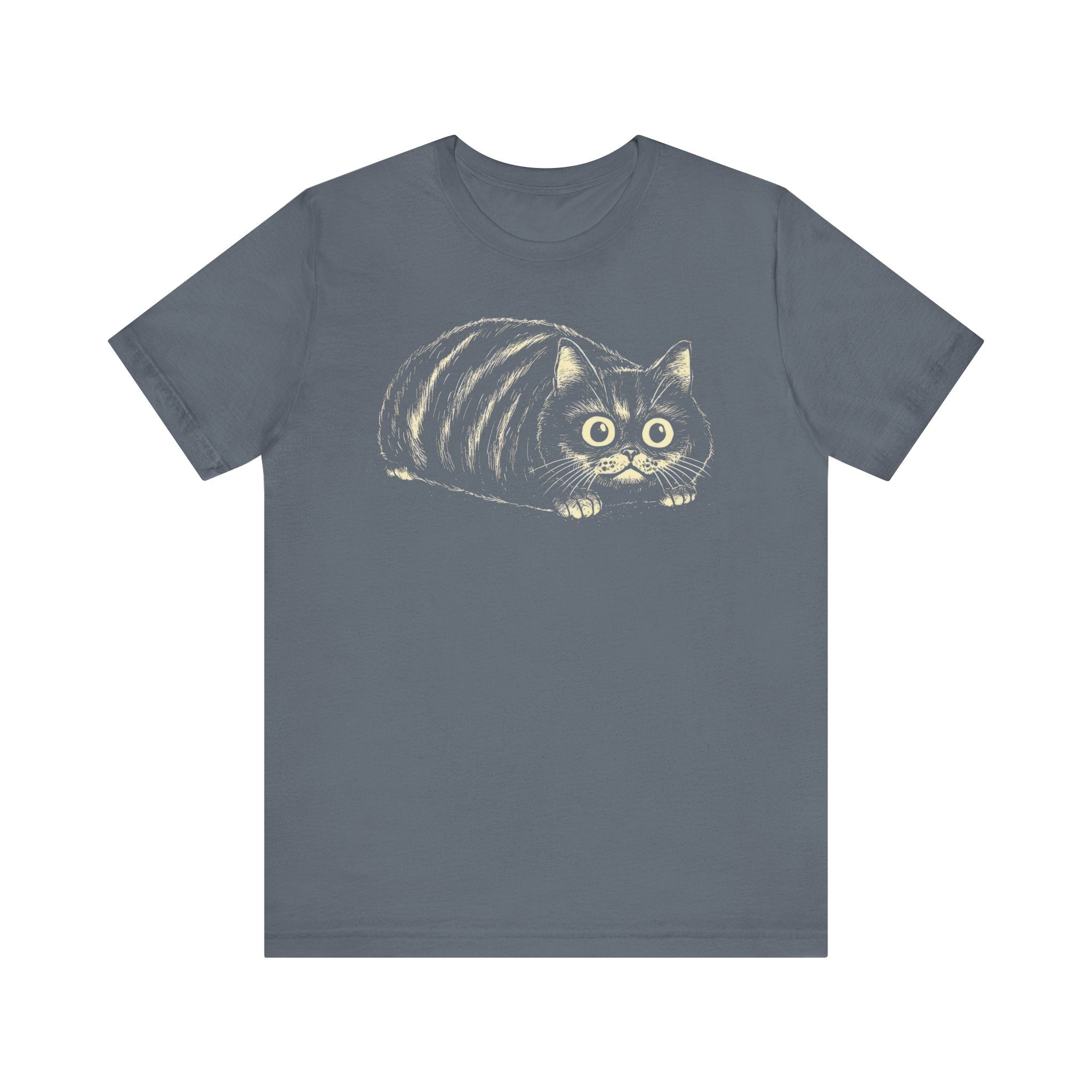 Wide-Eyed Cat Graphic Tee