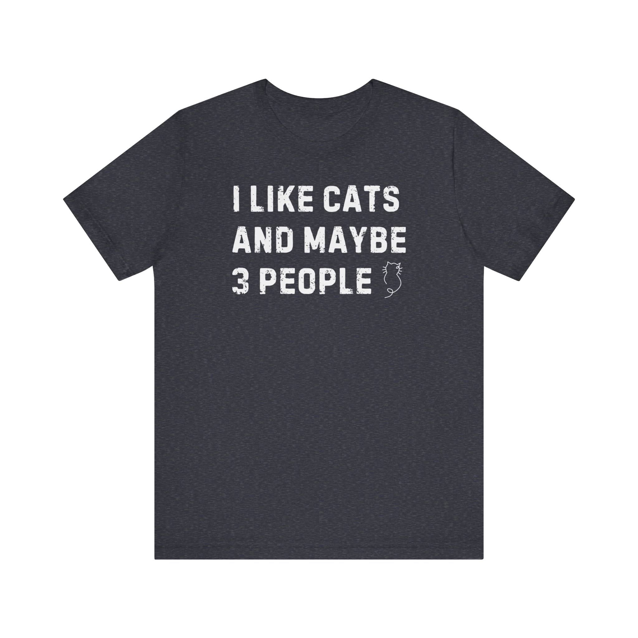 I Like Cats and Maybe 3 People T-Shirt