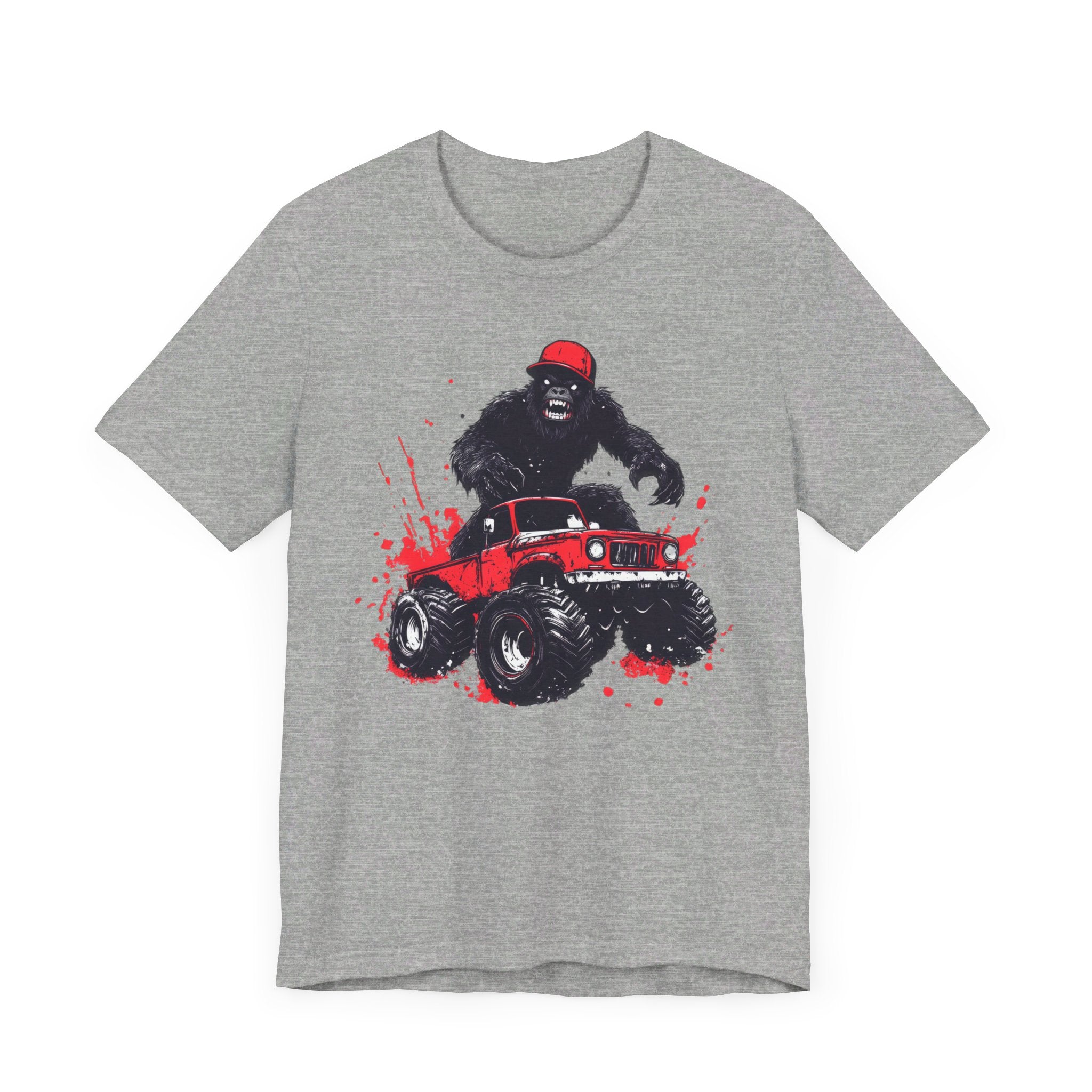 Bigfoot Monster Truck T-Shirt Funny Adventure Design