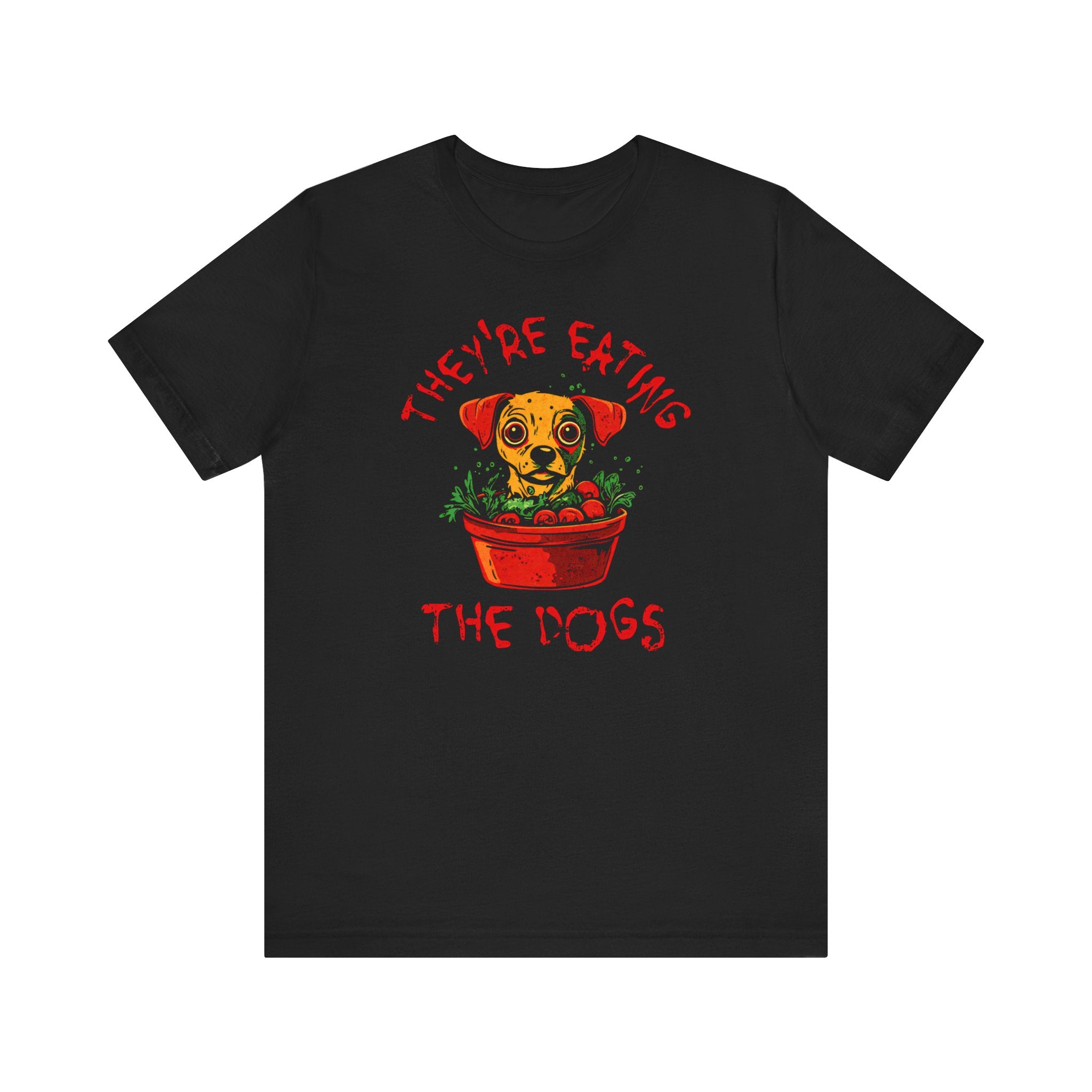 They're Eating the Dogs Playful Dog Graphic Tee