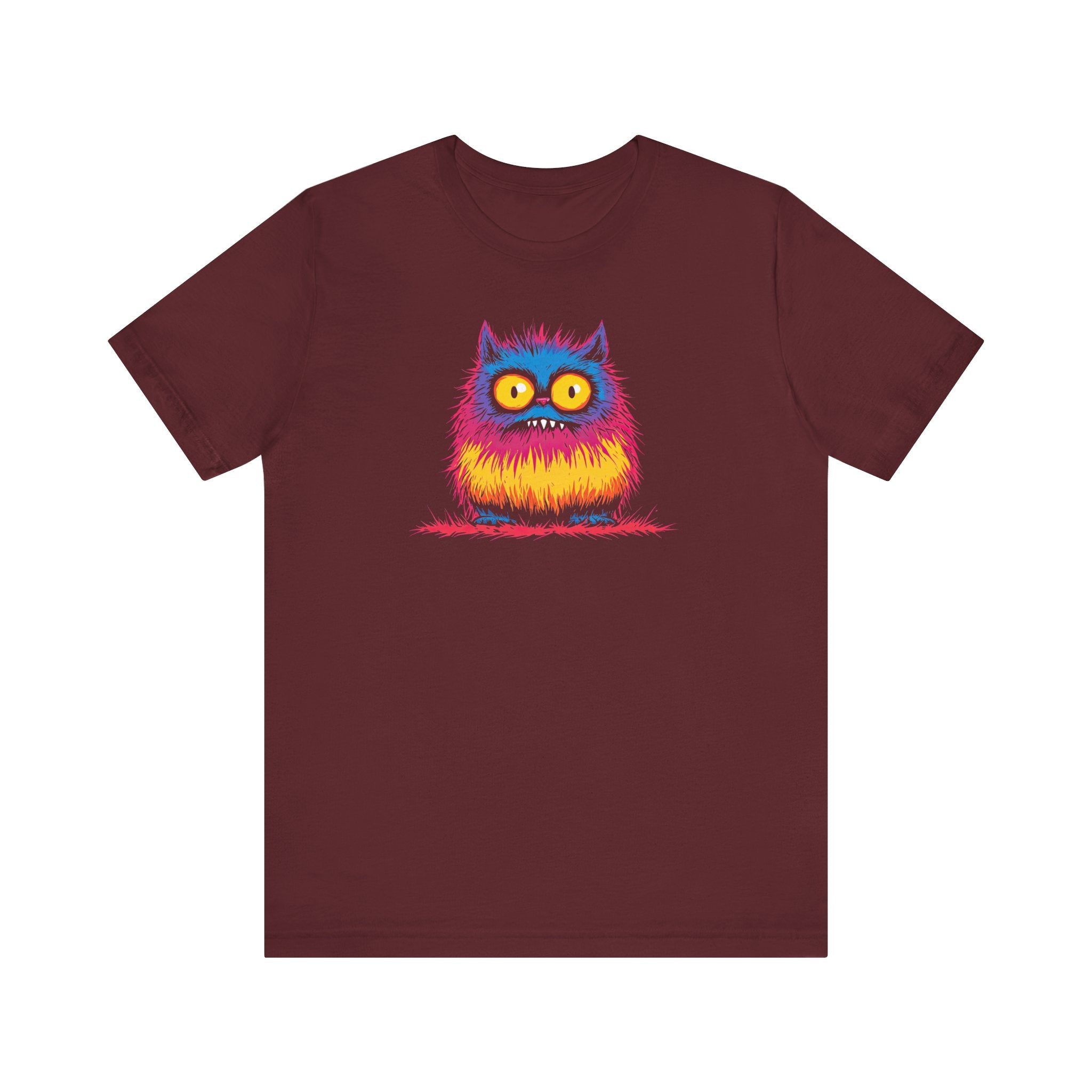 Colorful Fuzzy Monster Graphic Tee