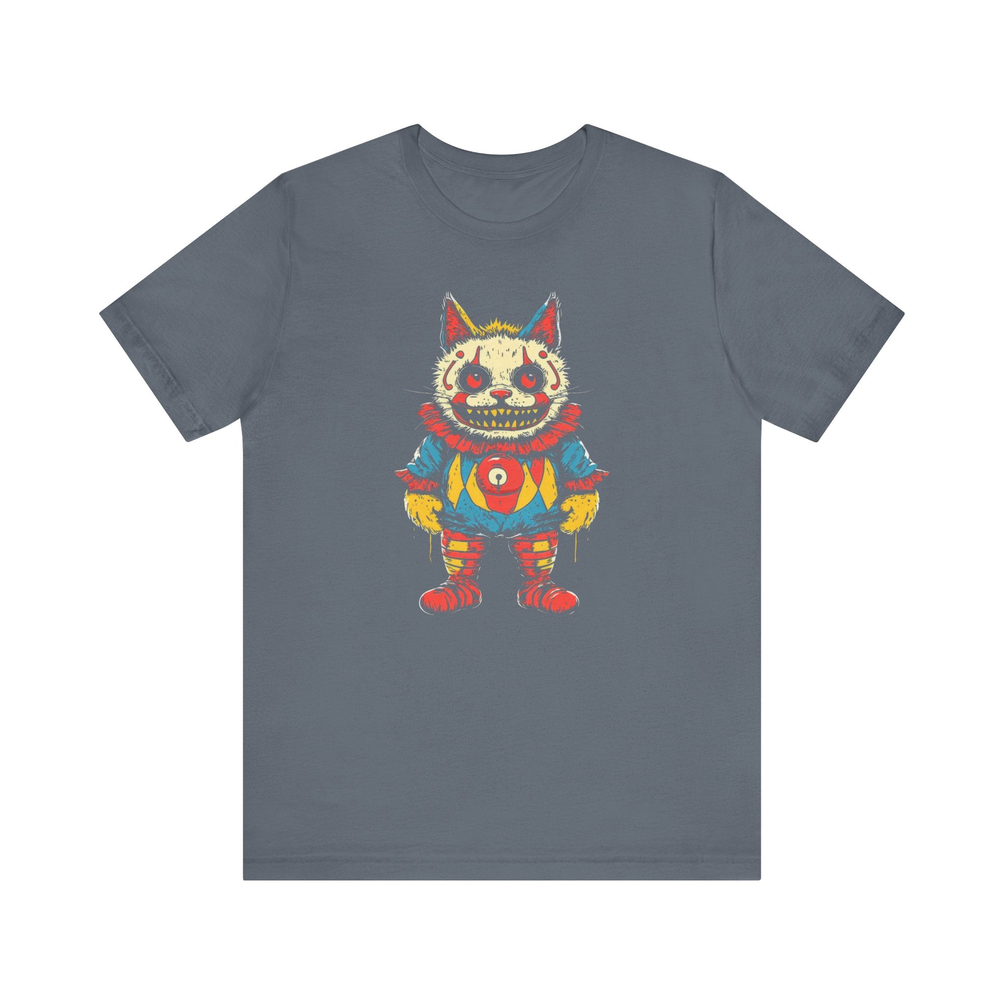 Sinister Clown Cat Graphic Tee