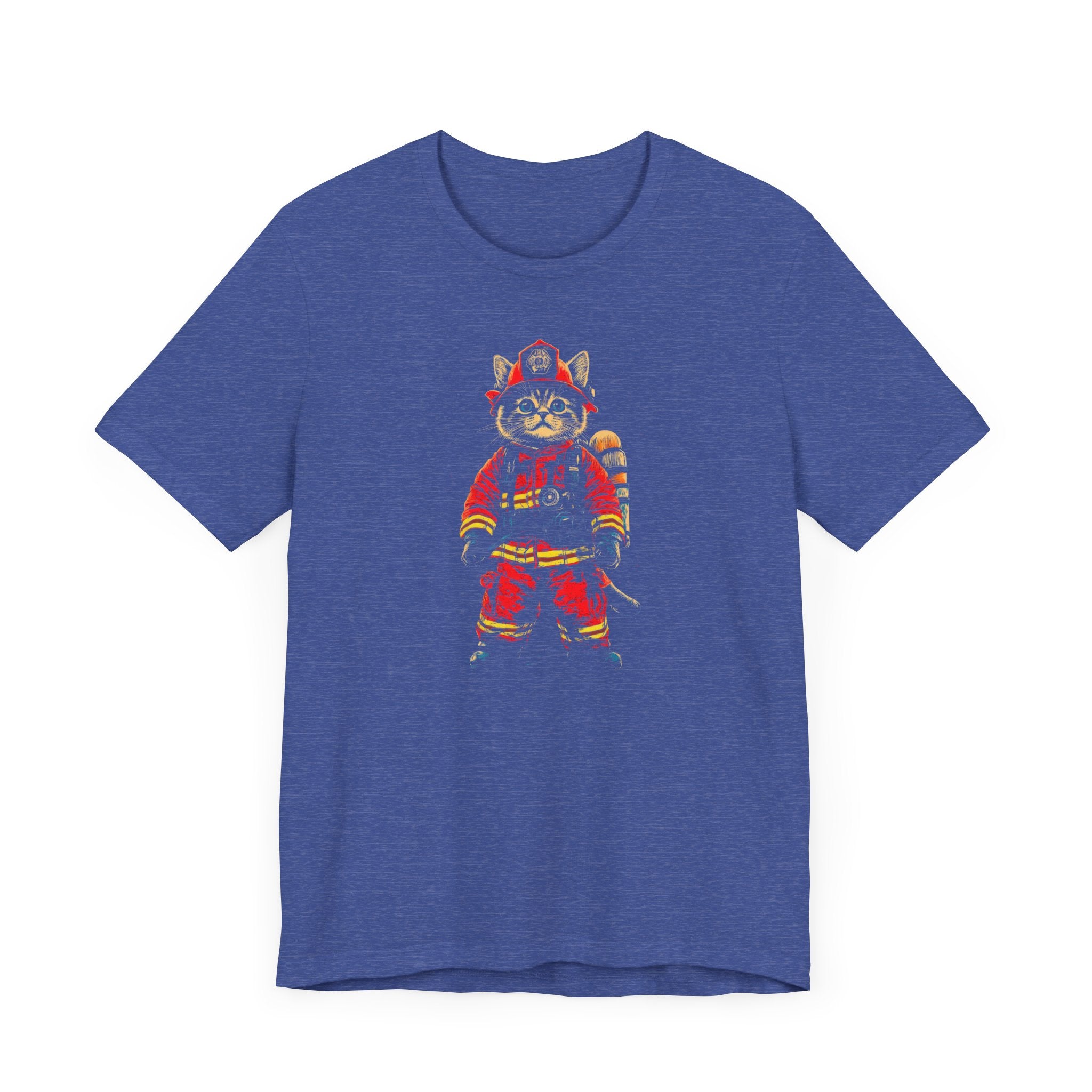 Firefighter Cat T-Shirt