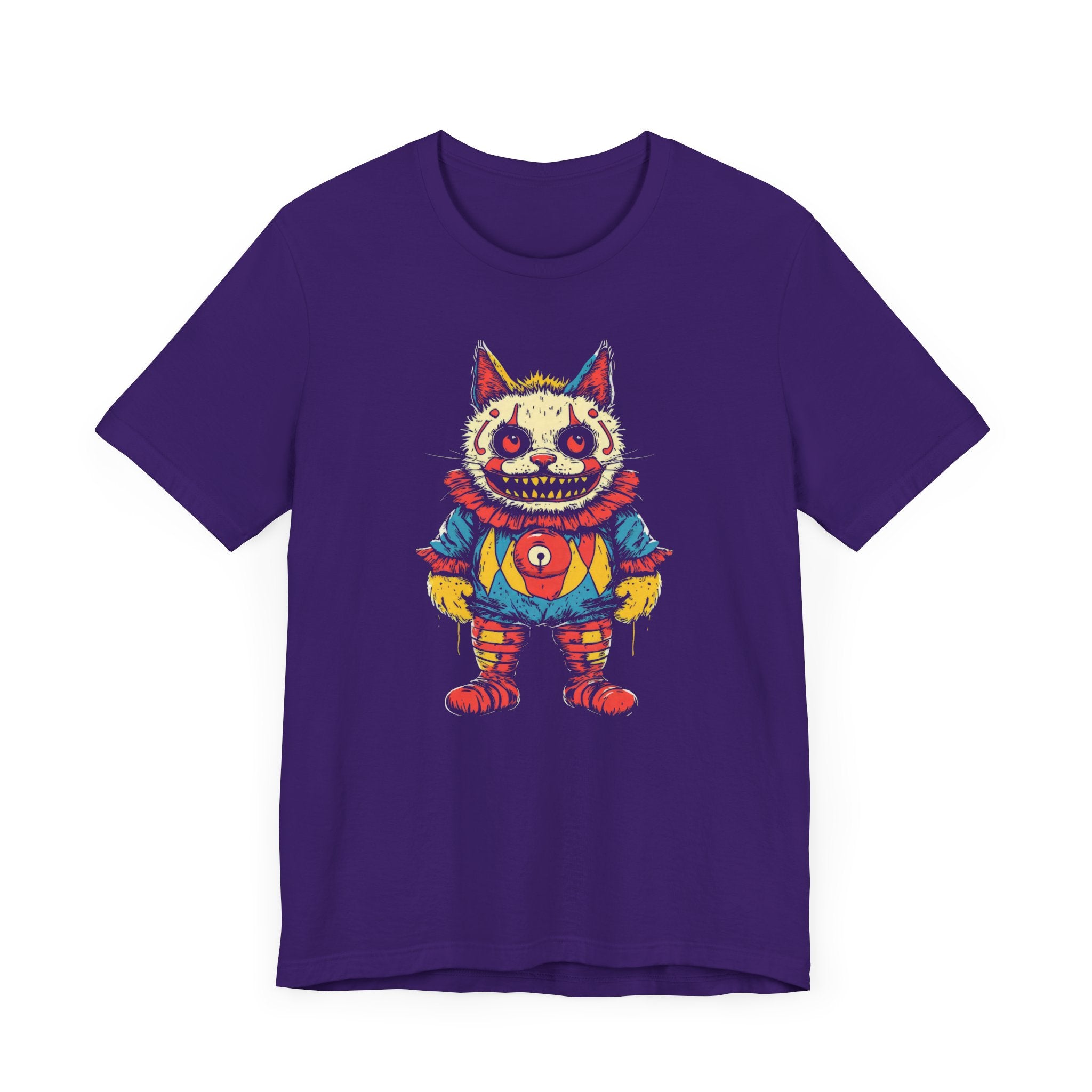 Sinister Clown Cat Graphic Tee