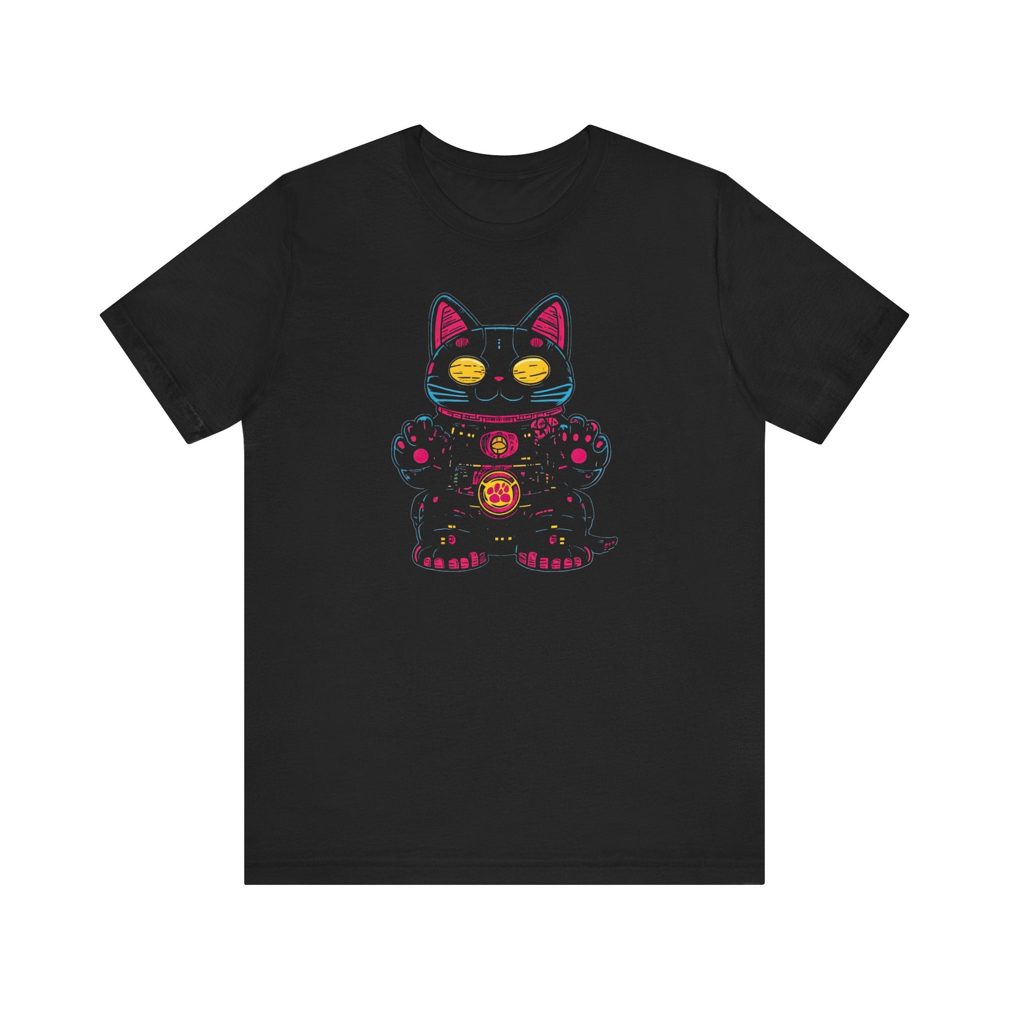 Neon Lucky Cat T-Shirt