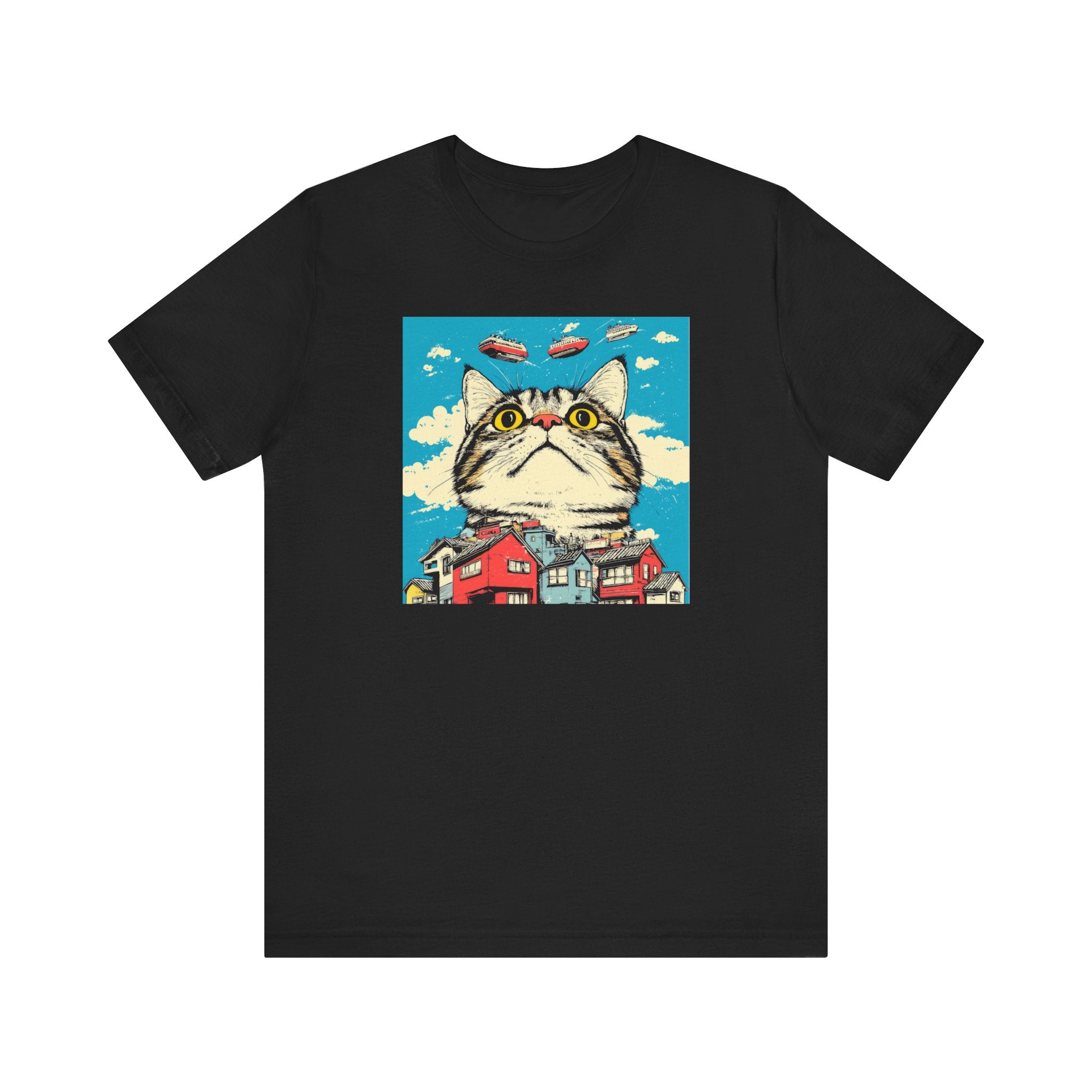 Whimsical Cat Graphic Tee