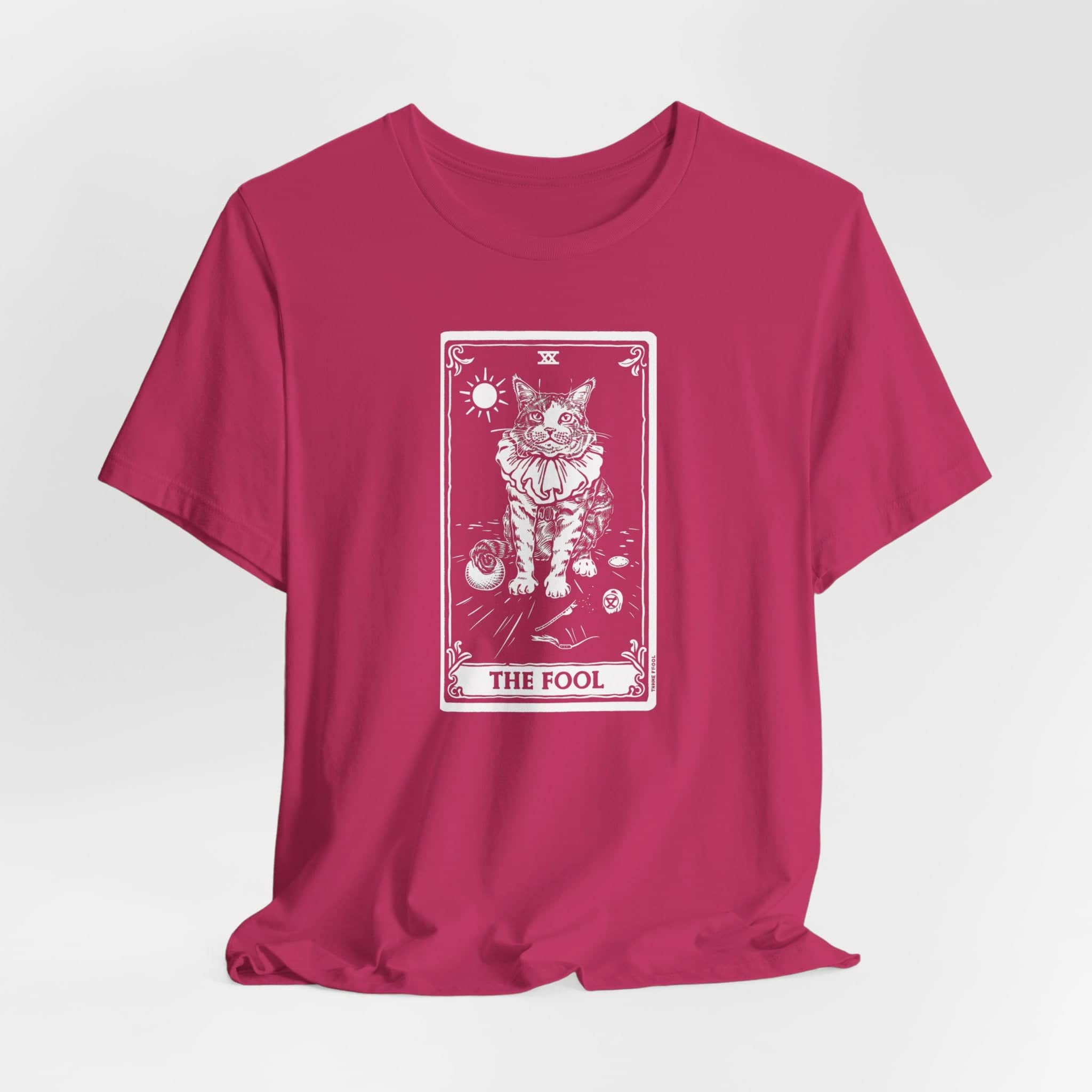 The Fool Tarot Cat T-Shirt