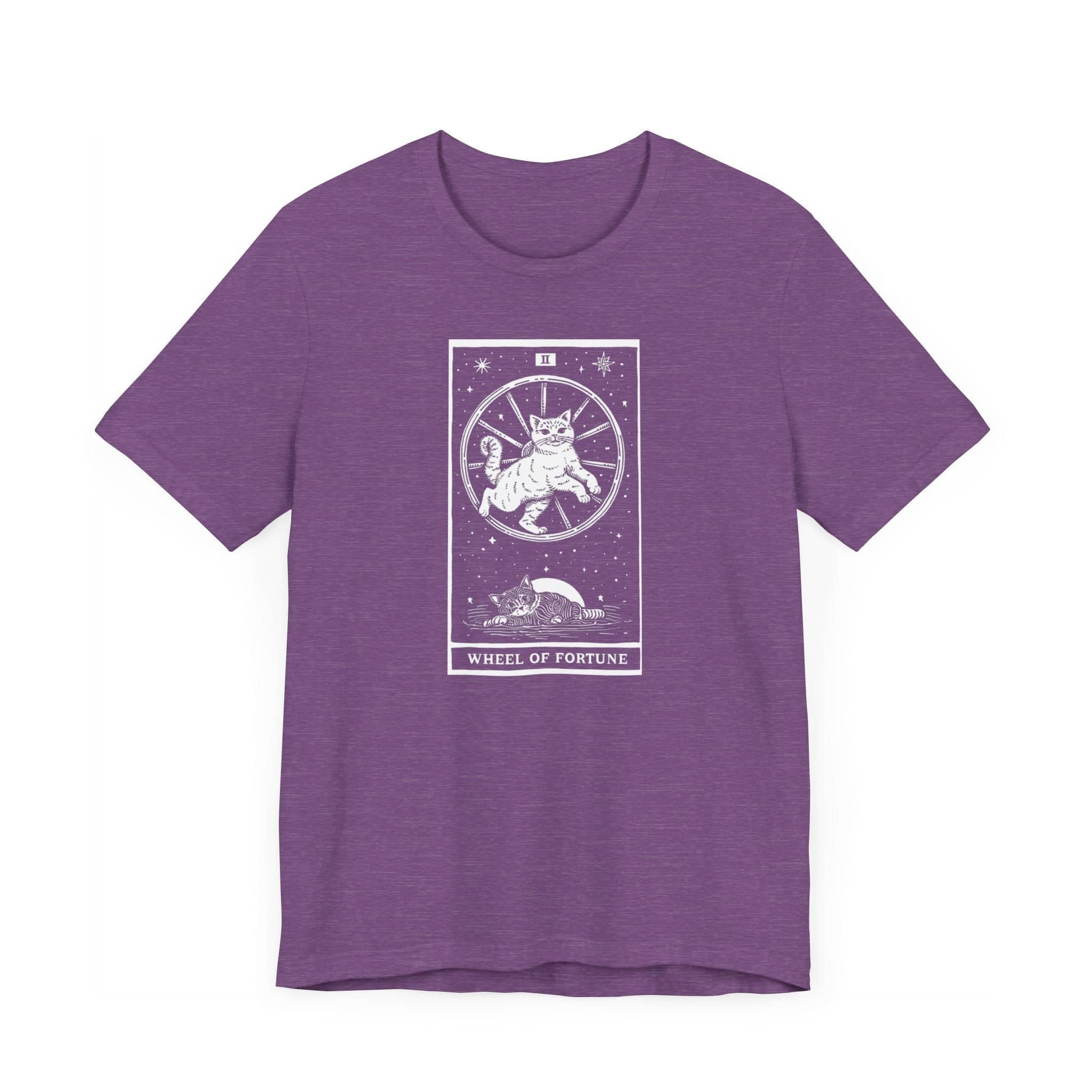 The Wheel of Fortune Tarot Cat T-Shirt