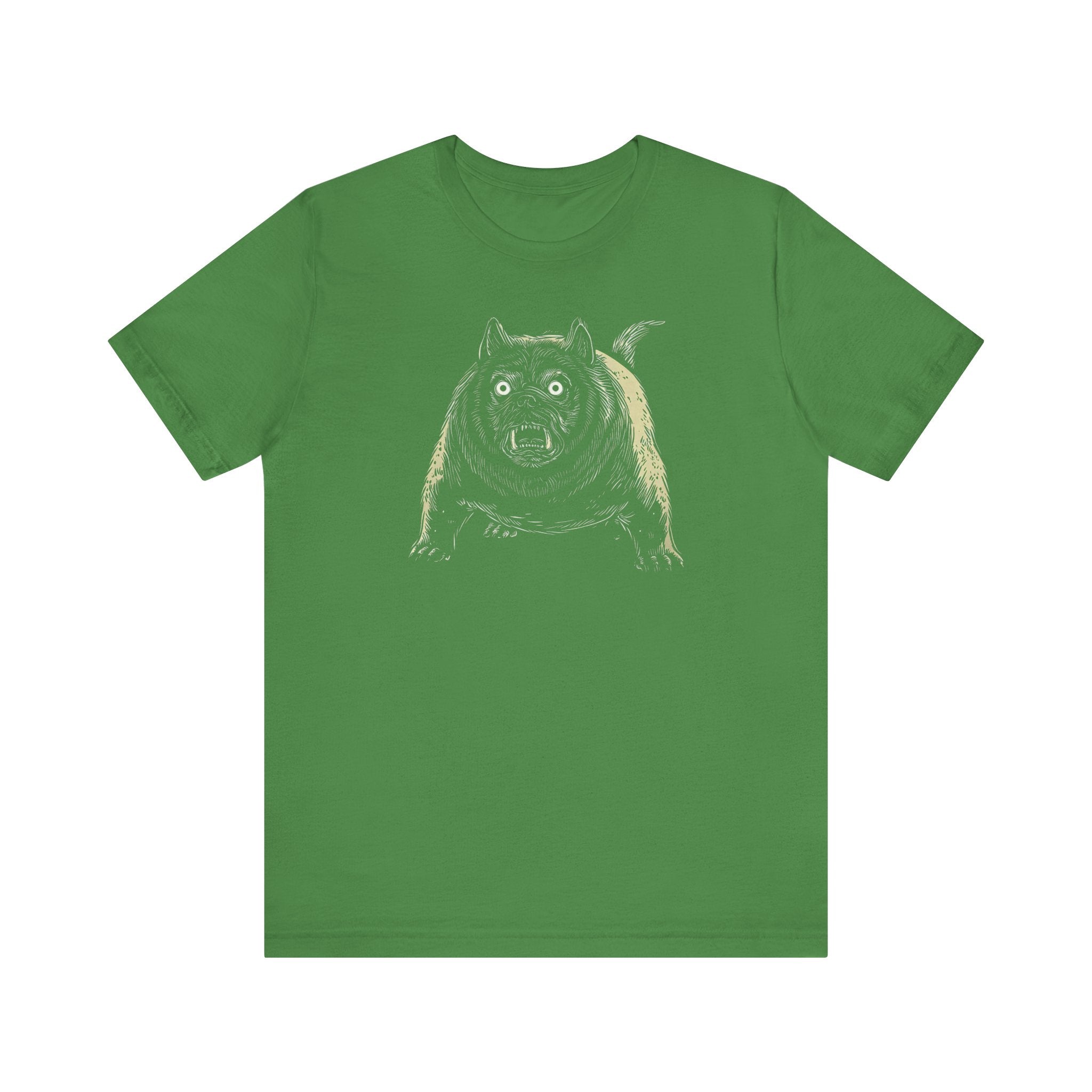 Fierce Chubby Dog Graphic T-Shirt