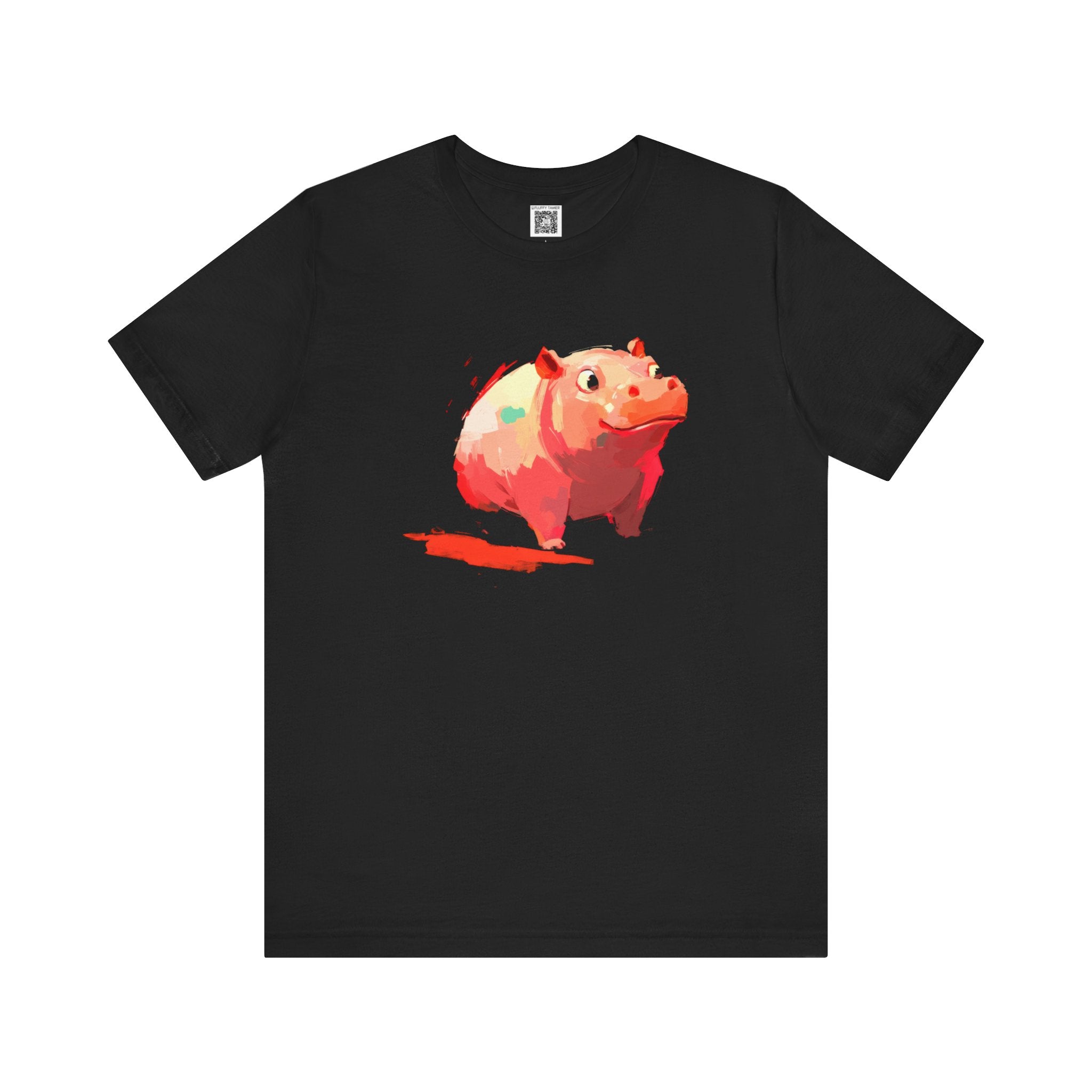 Playful Baby Hippo Graphic Tee