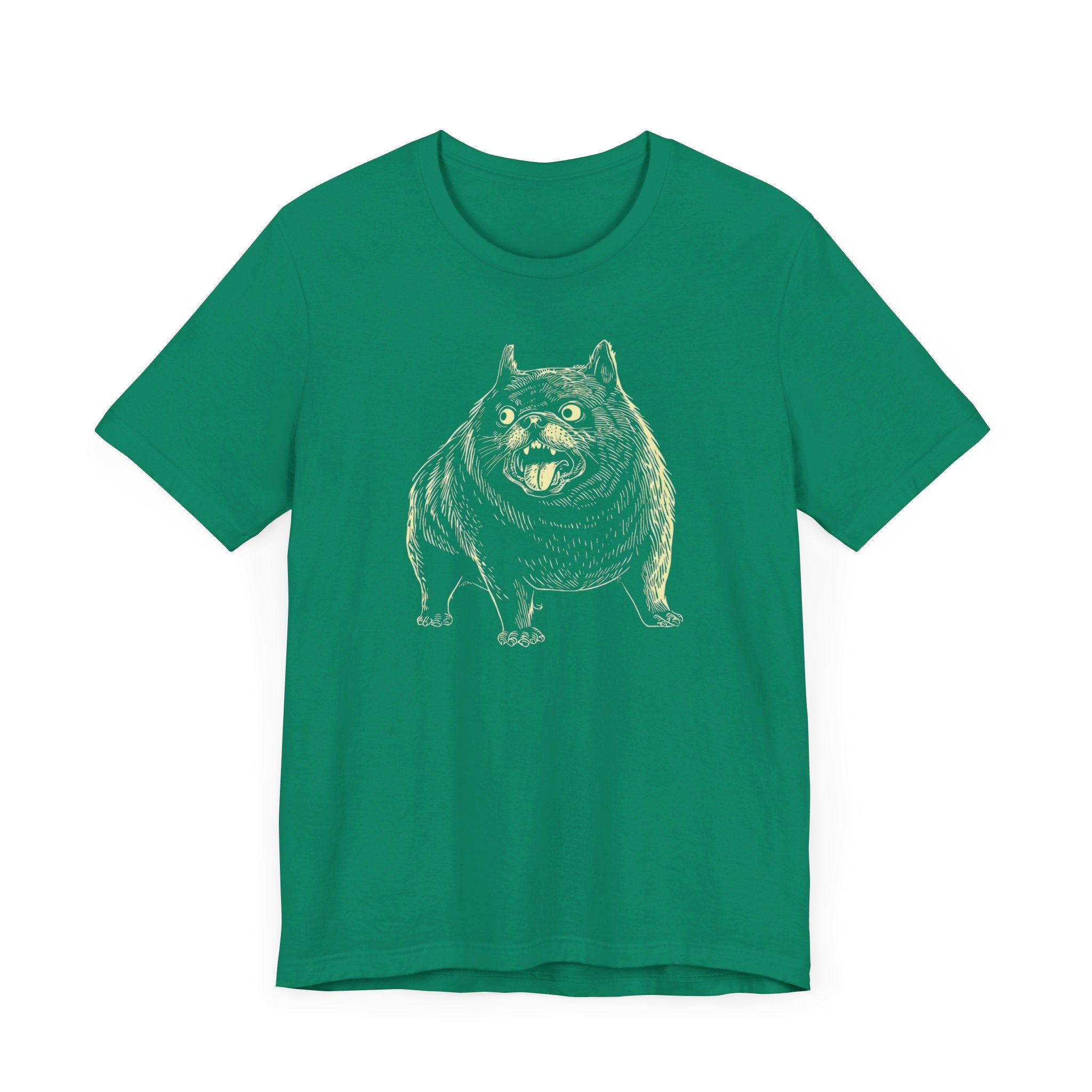 Fierce Dog Expression T-Shirt – Quirky Dog Lovers Tee