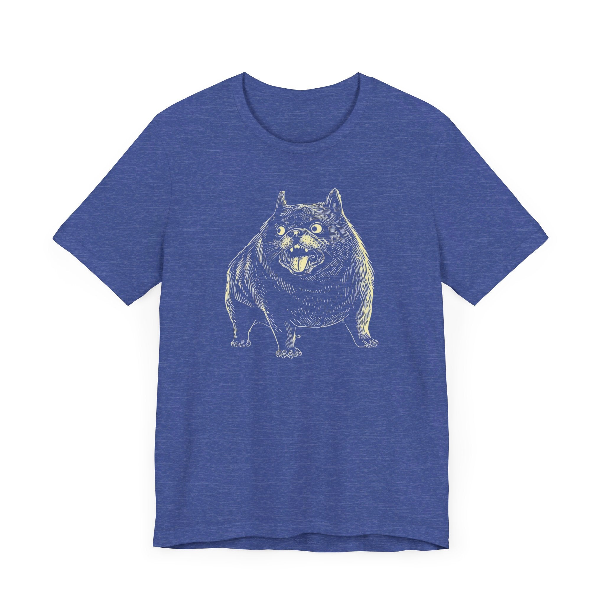 Fierce Dog Expression T-Shirt – Quirky Dog Lovers Tee