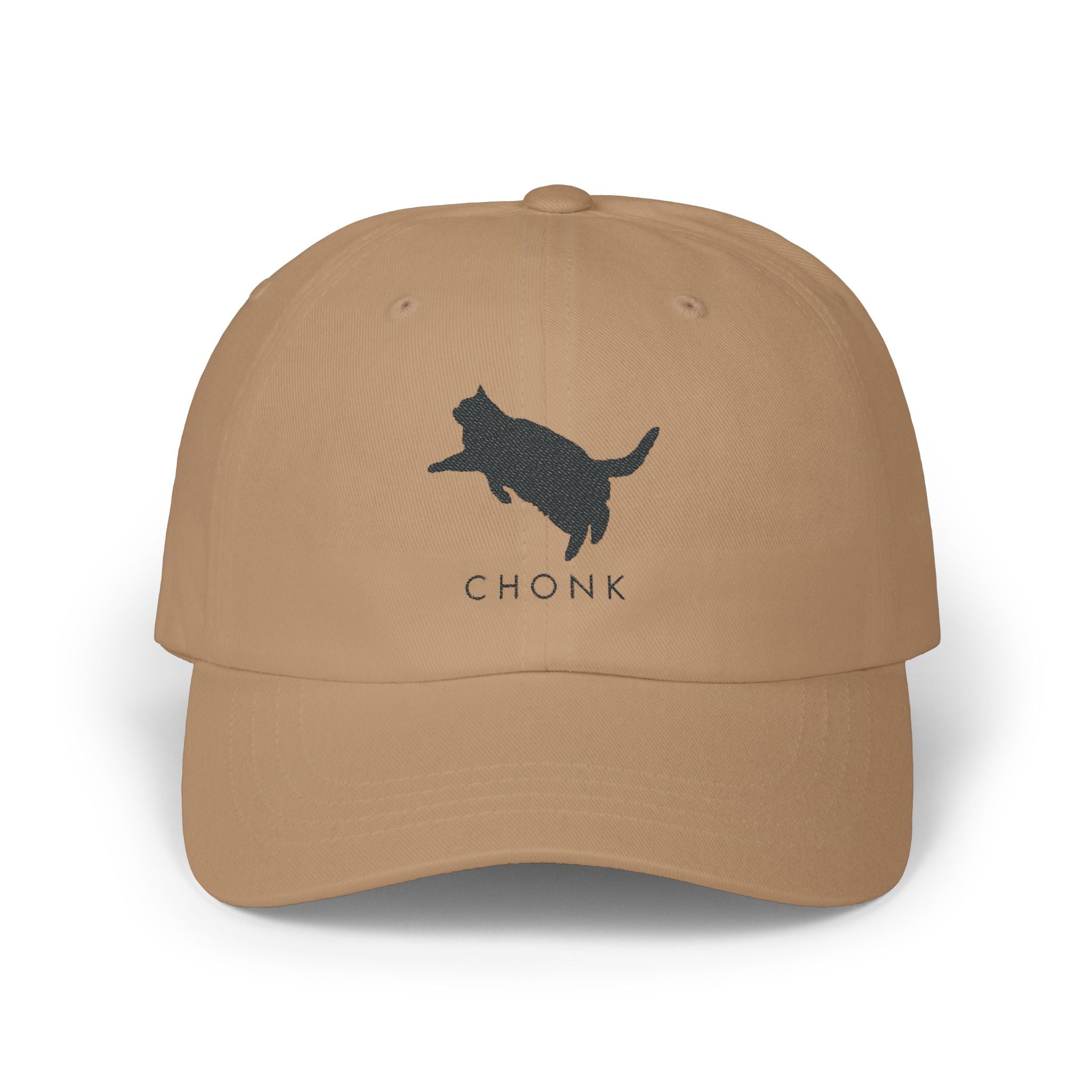 Chonk Cat Cap Dark Logo