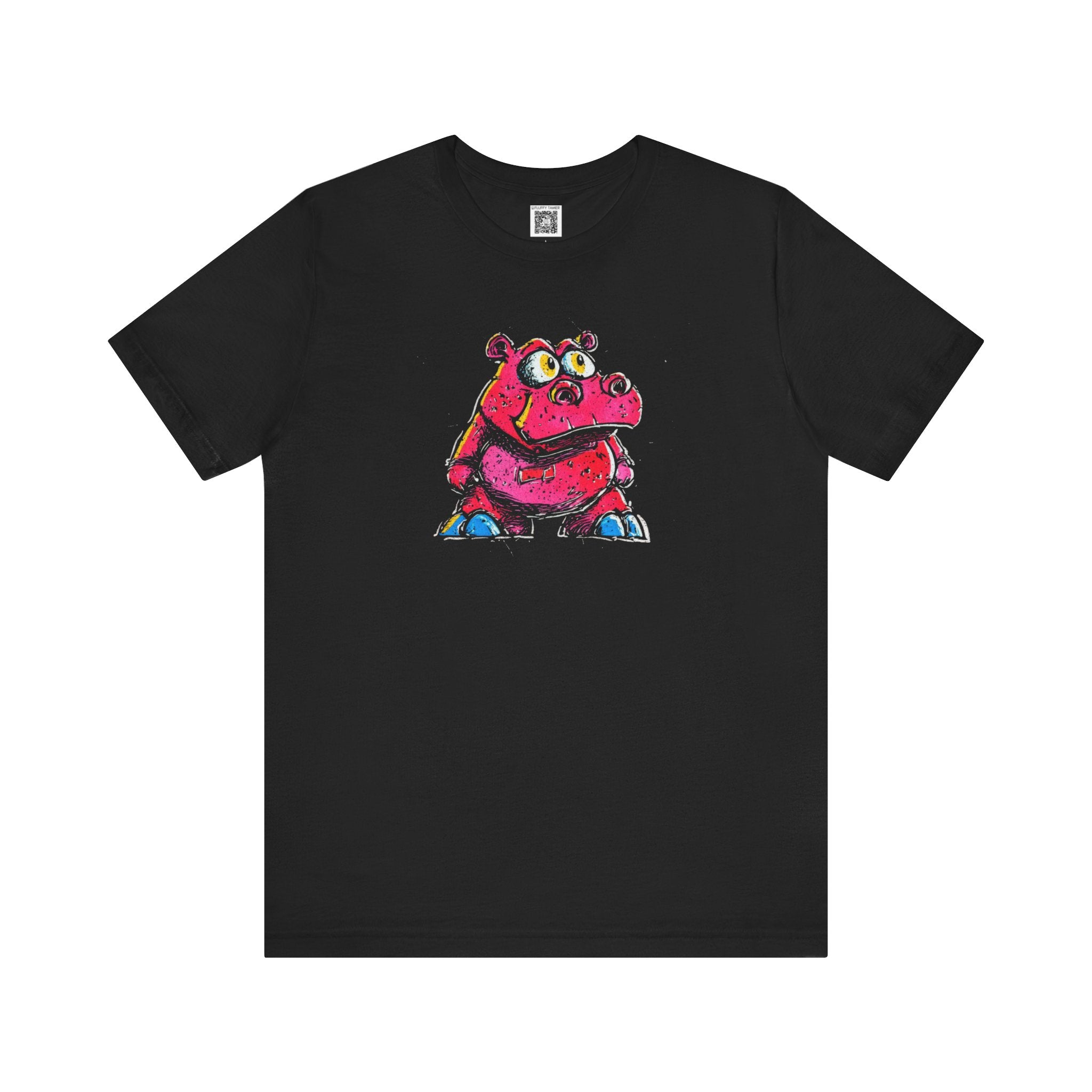 Playful Hippo Graphic Tee