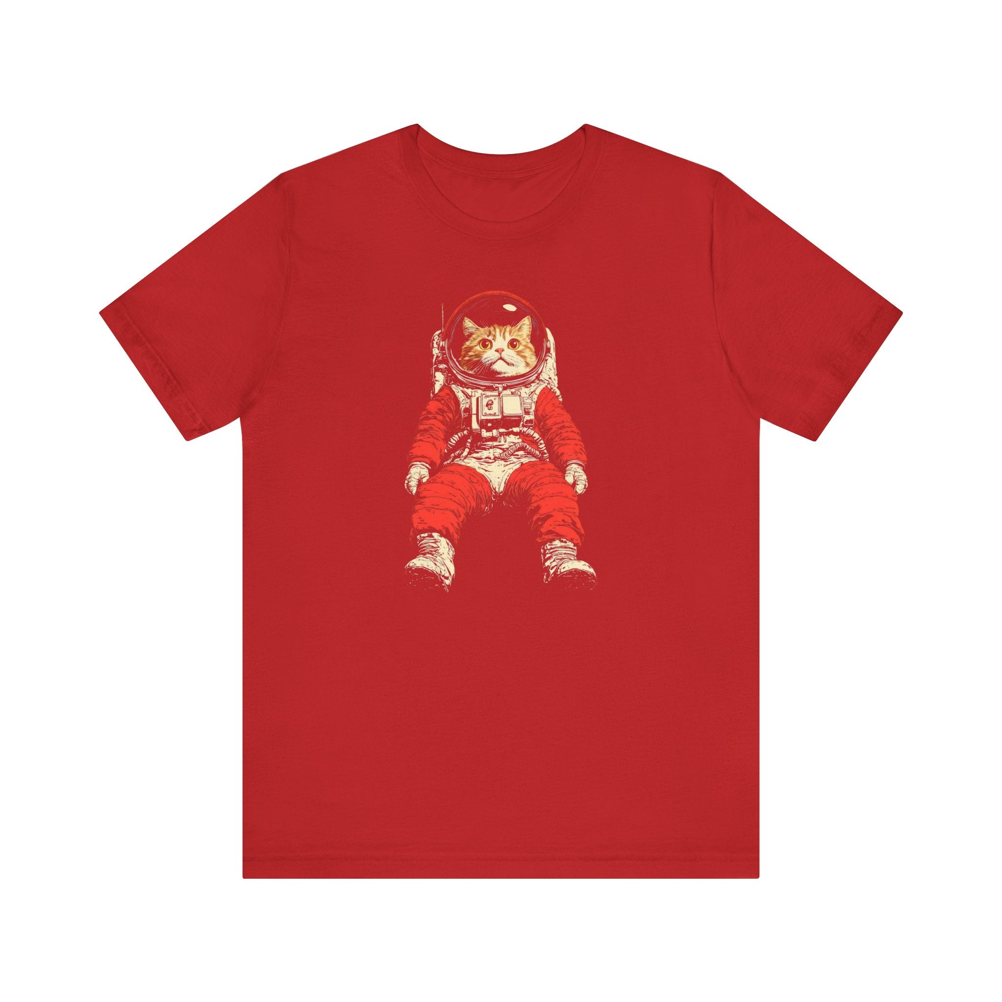 Chill Cat Astronaut Graphic Tee