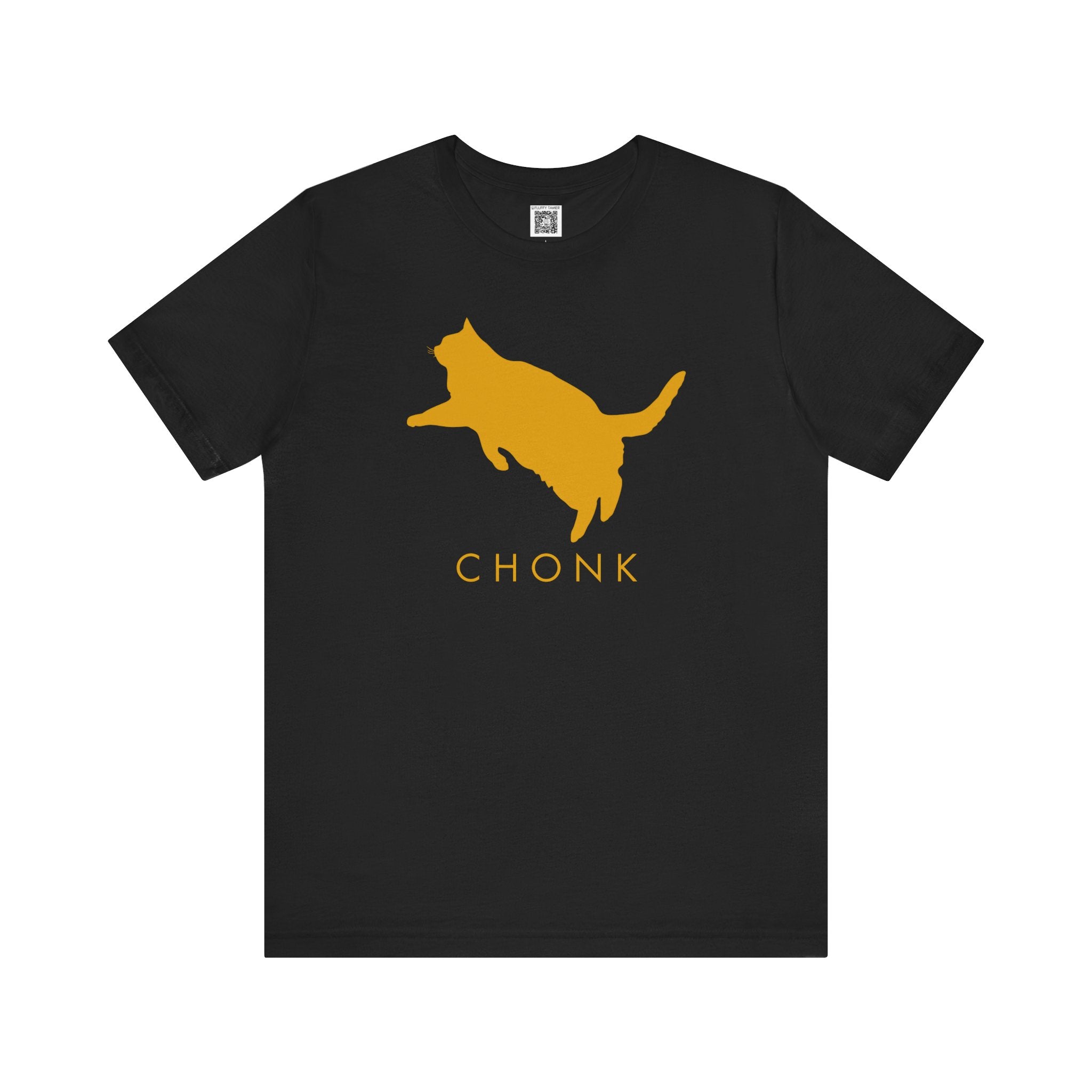 Chonk Cat Gold/Black T-Shirt