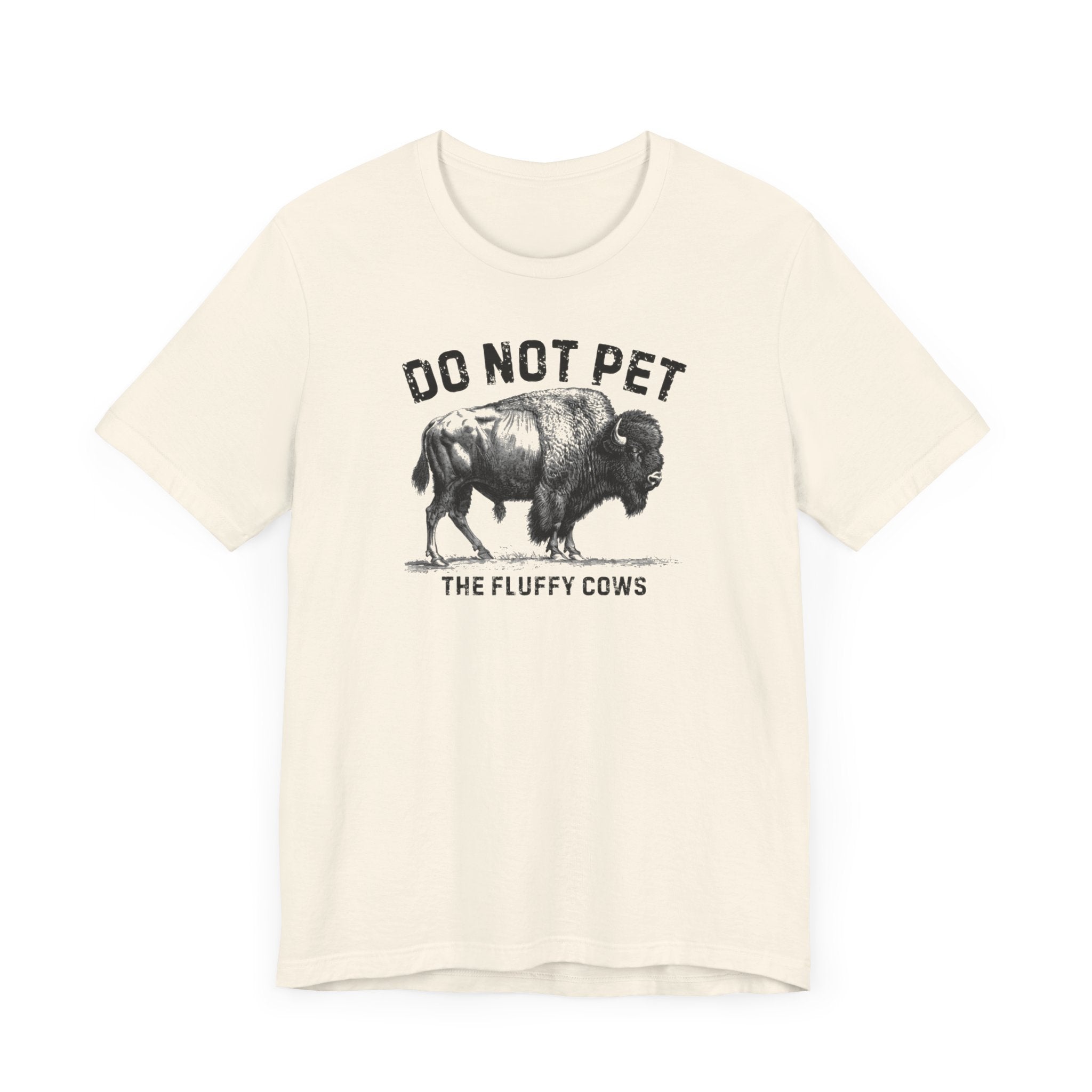 Do Not Pet The Fluffy Cows Shirt Funny Animal Lover Tee